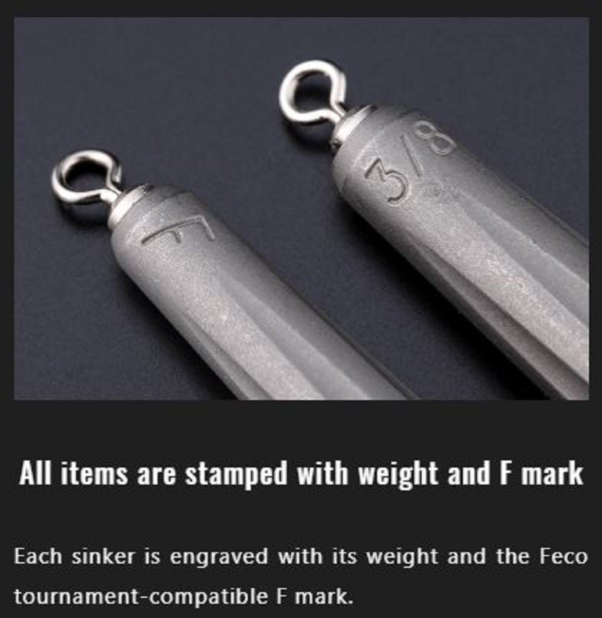 Jackall Tungsten Stick Round Eye Sinker Size 2.7 grams (1686)