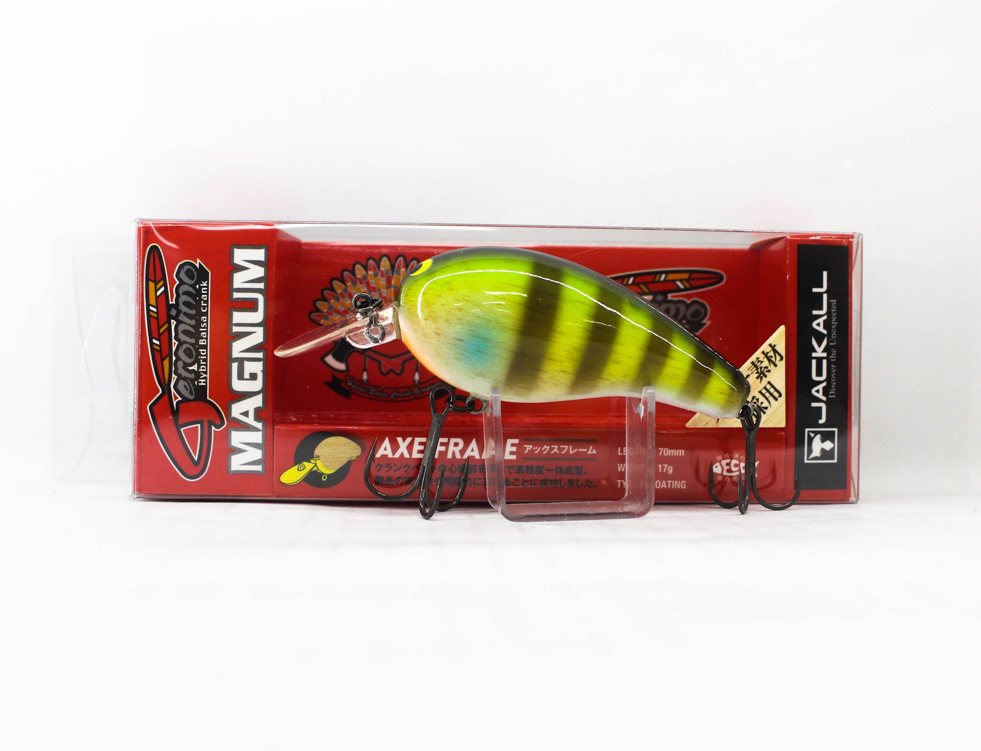 Jackall Geronimo Magnum 70mm Floating Lure Wood Blue Gill (2652)