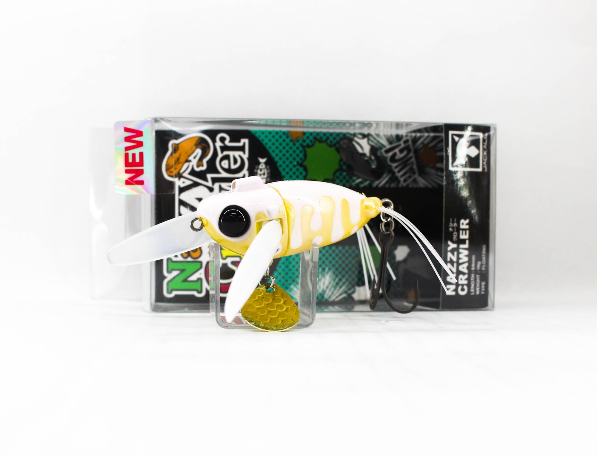 Jackall Nazzy Crawler 64mm 16 grams Floating Lure Soft Cream (4861)