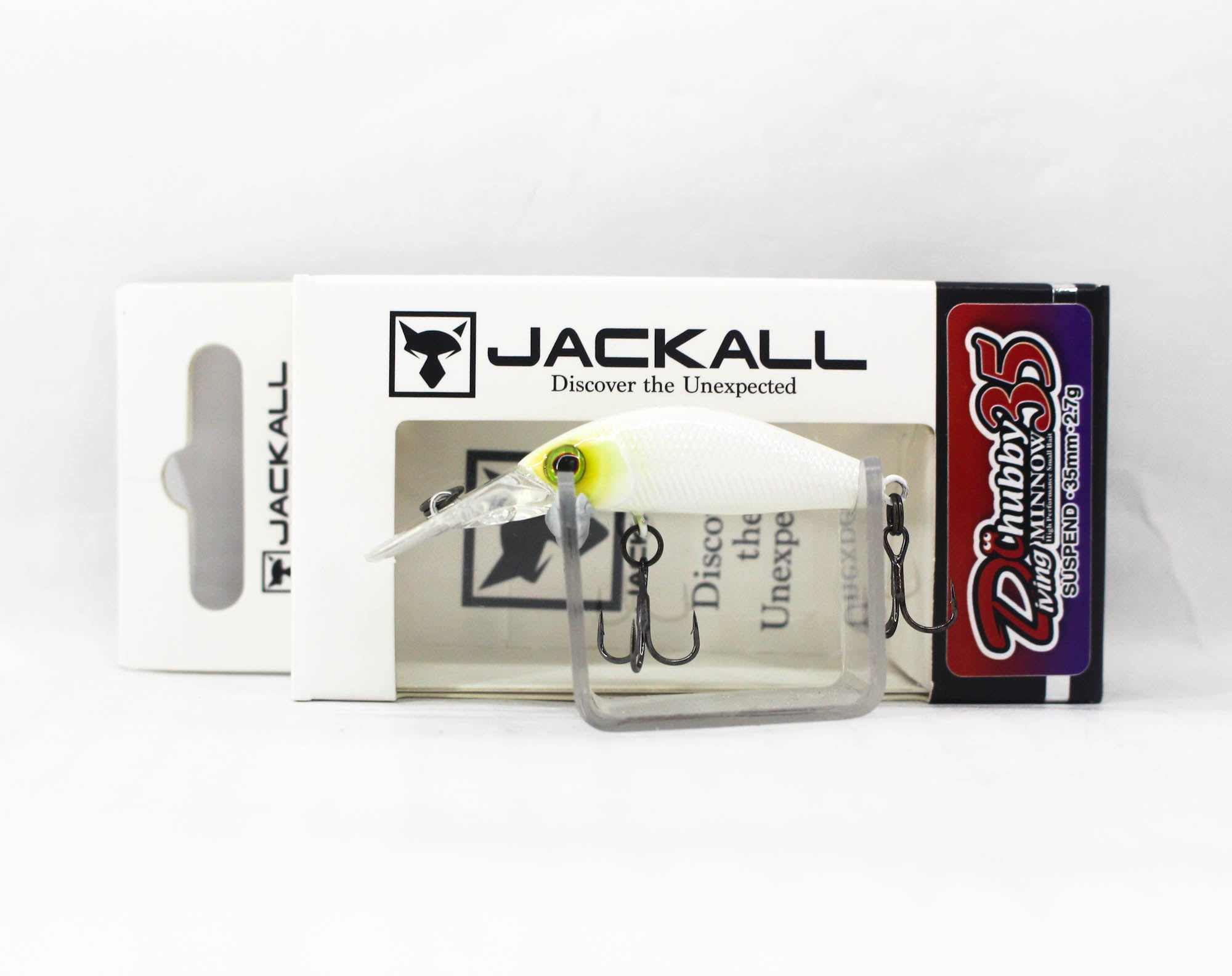 Jackall Diving Chubby Minnow 35 Suspend Lure Bone (5738)