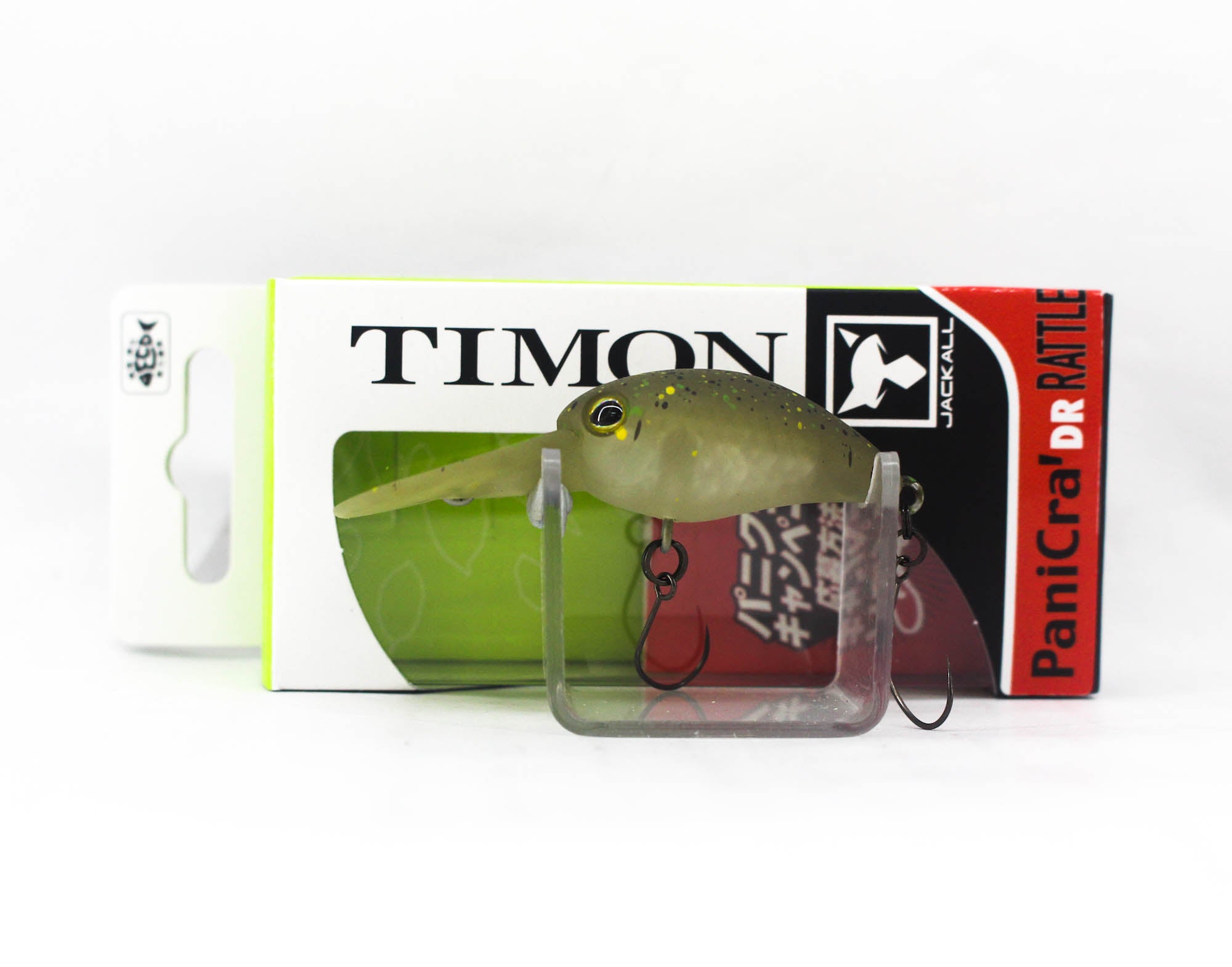 Jackall Timon Panicra DR Rattle 32 mm Floating Lure Endo Glow Olive (6698)