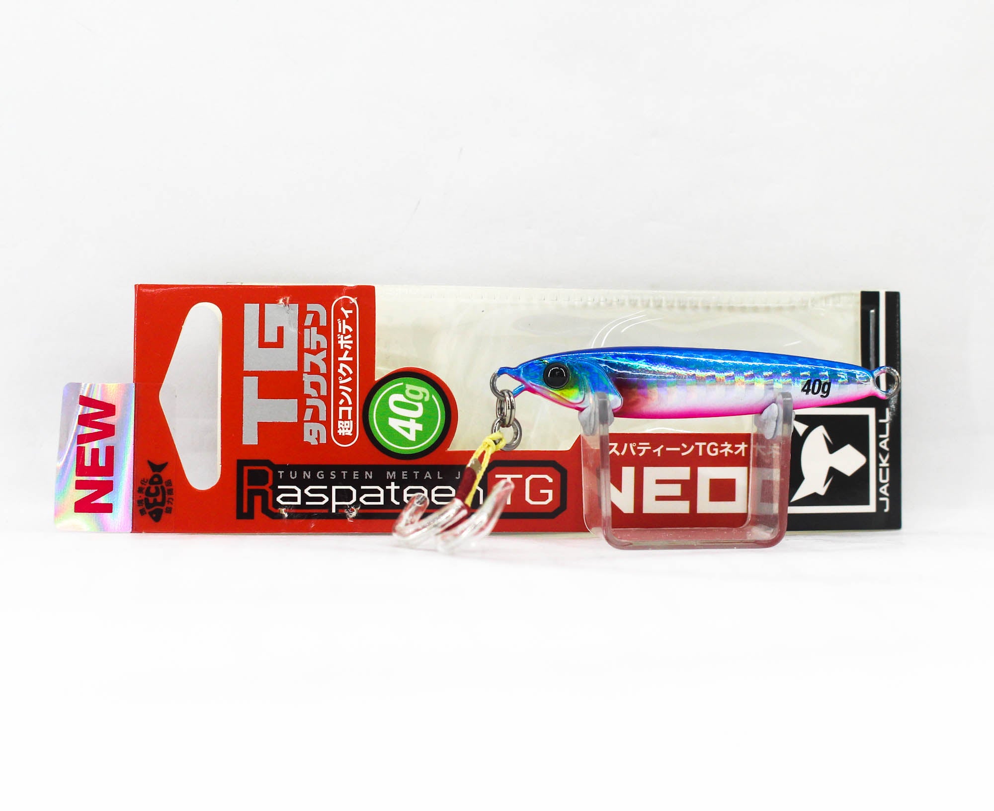 Jackall Metal Jig Raspateen TG Tungsten Neo 40 grams Blue Pink HL (8395)