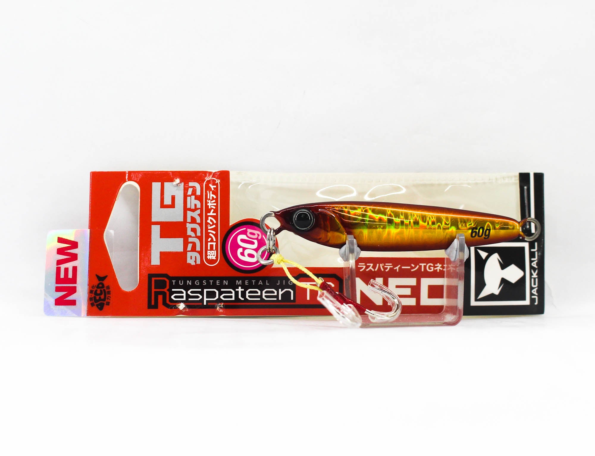 Jackall Metal Jig Raspateen TG Tungsten Neo 60 grams Red Gold HL (8463)