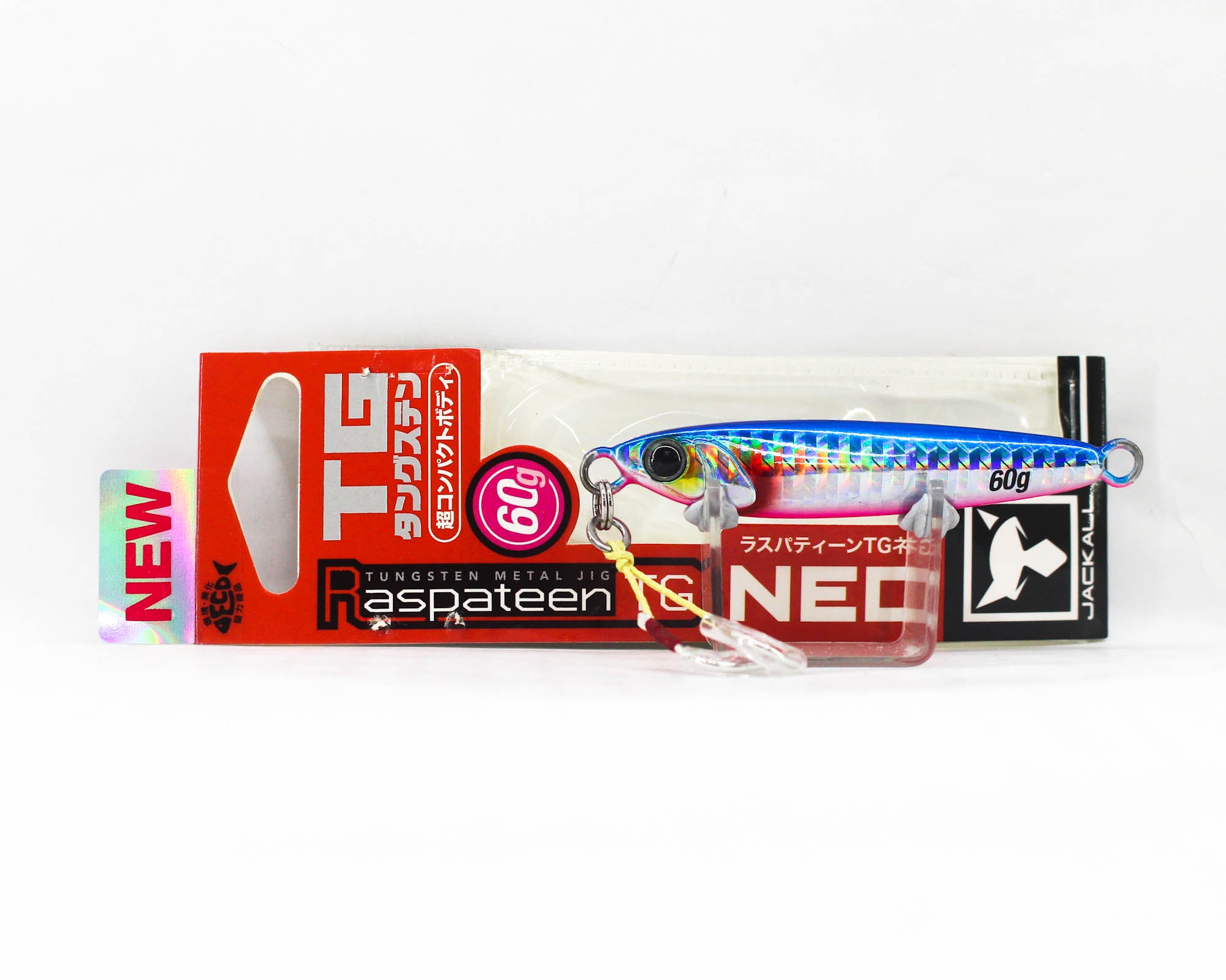 Jackall Metal Jig Raspateen TG Tungsten Neo 60 grams Blue Pink HL (8470)