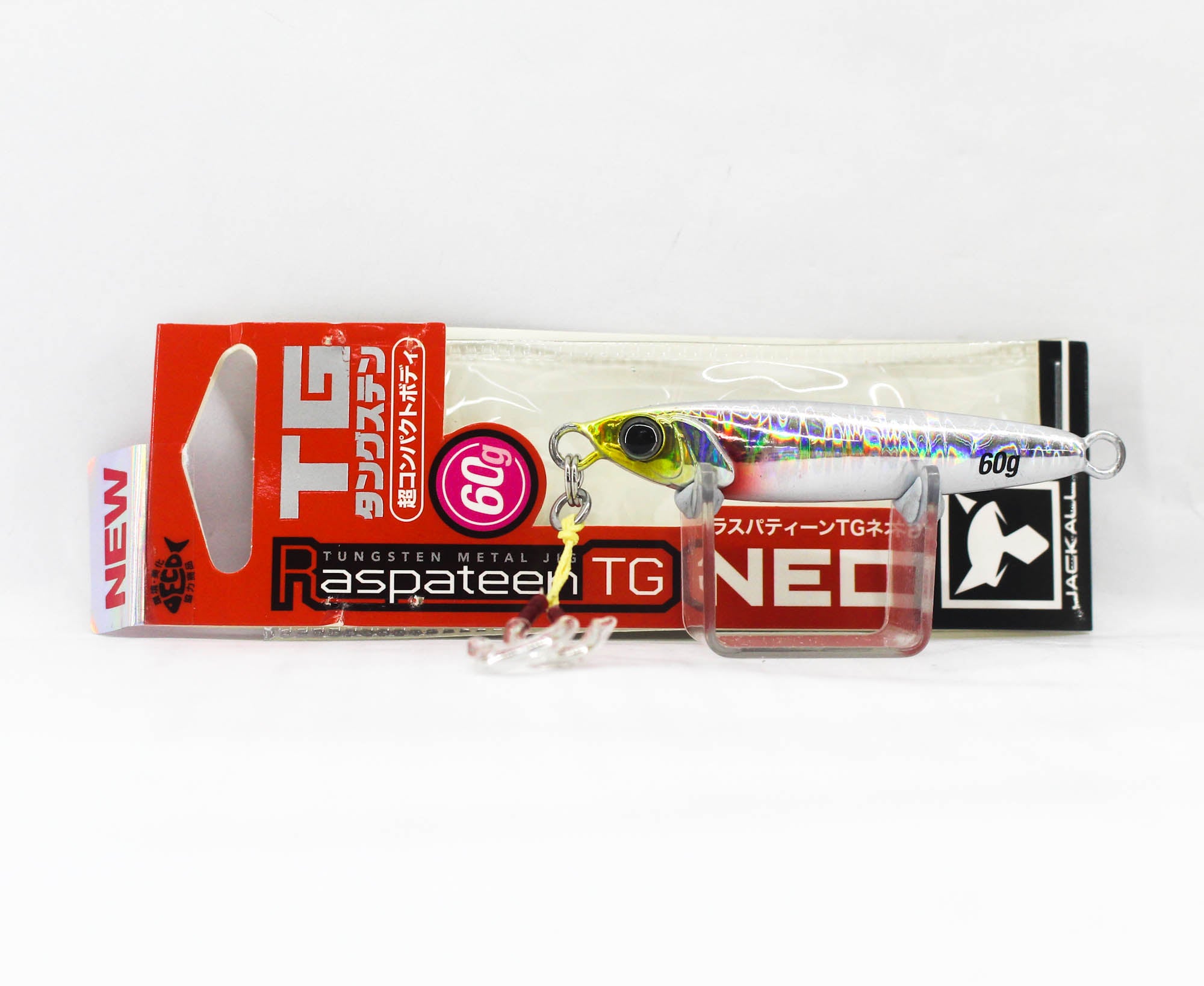 Jackall Metal Jig Raspateen TG Tungsten Neo 60 grams Shirasu Silver (8487)