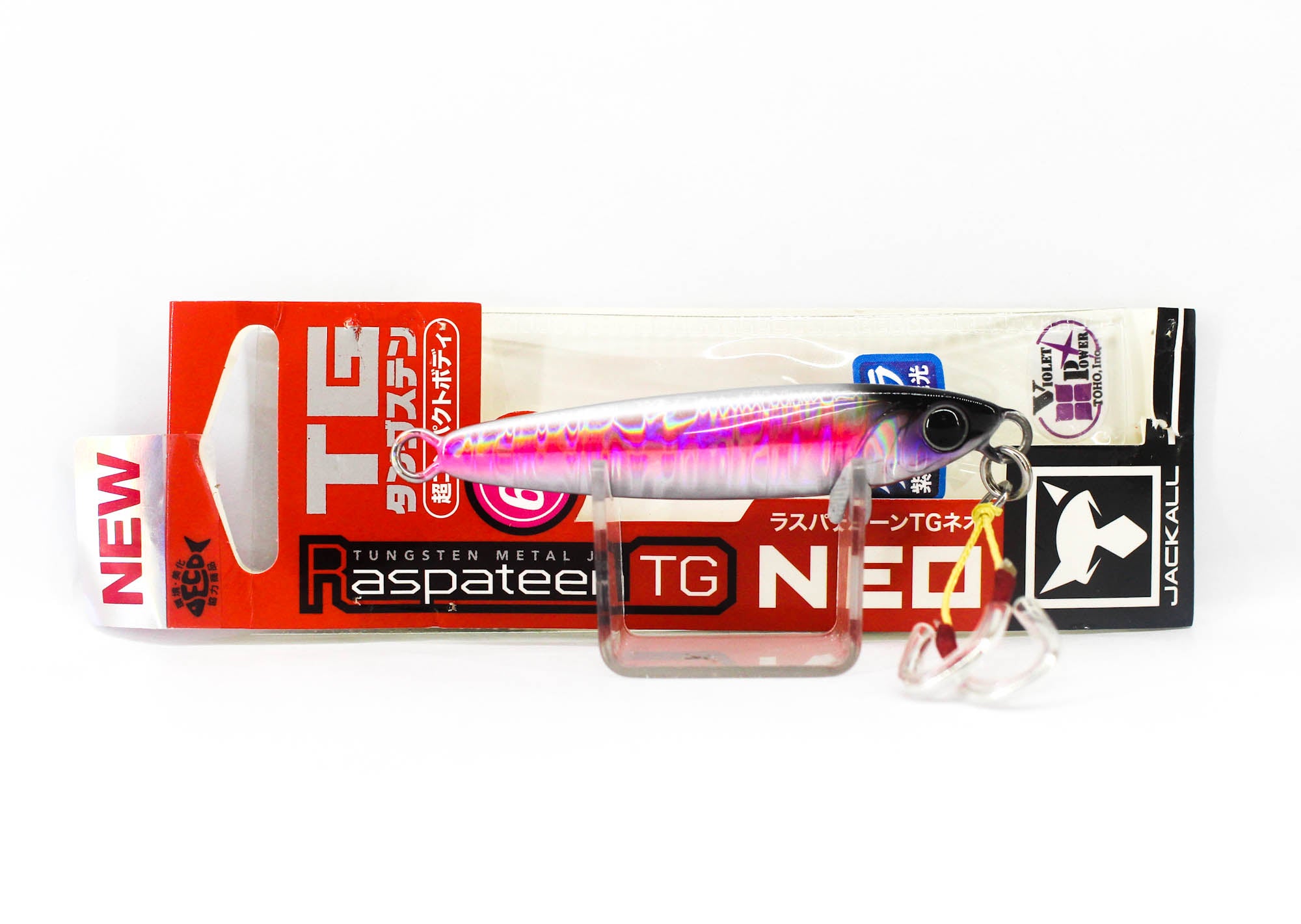 Jackall Metal Jig Raspateen TG Tungsten Neo 60 grams UV Laserpink (8524)