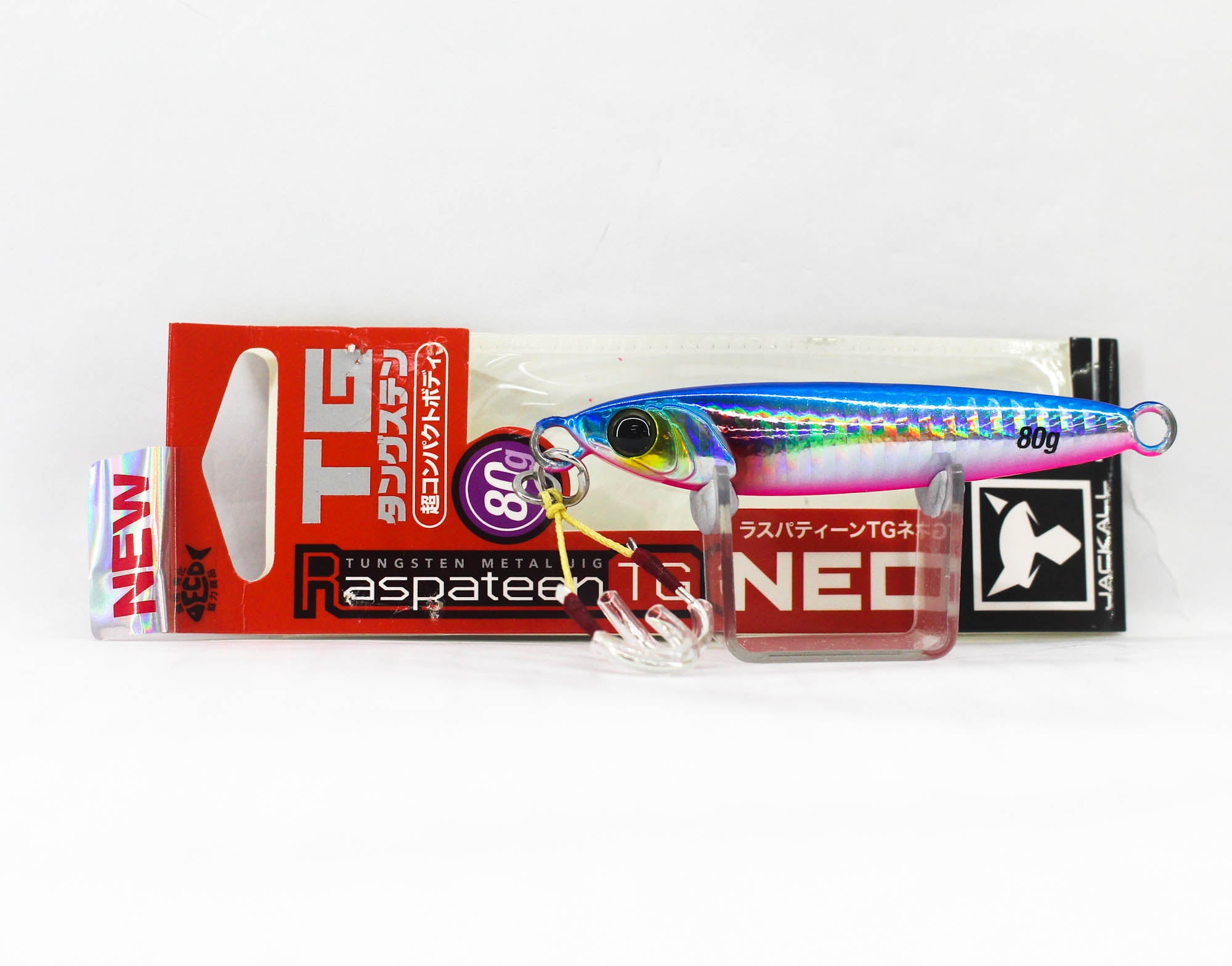 Jackall Metal Jig Raspateen TG Tungsten Neo 80 grams Blue Pink HL (8555)