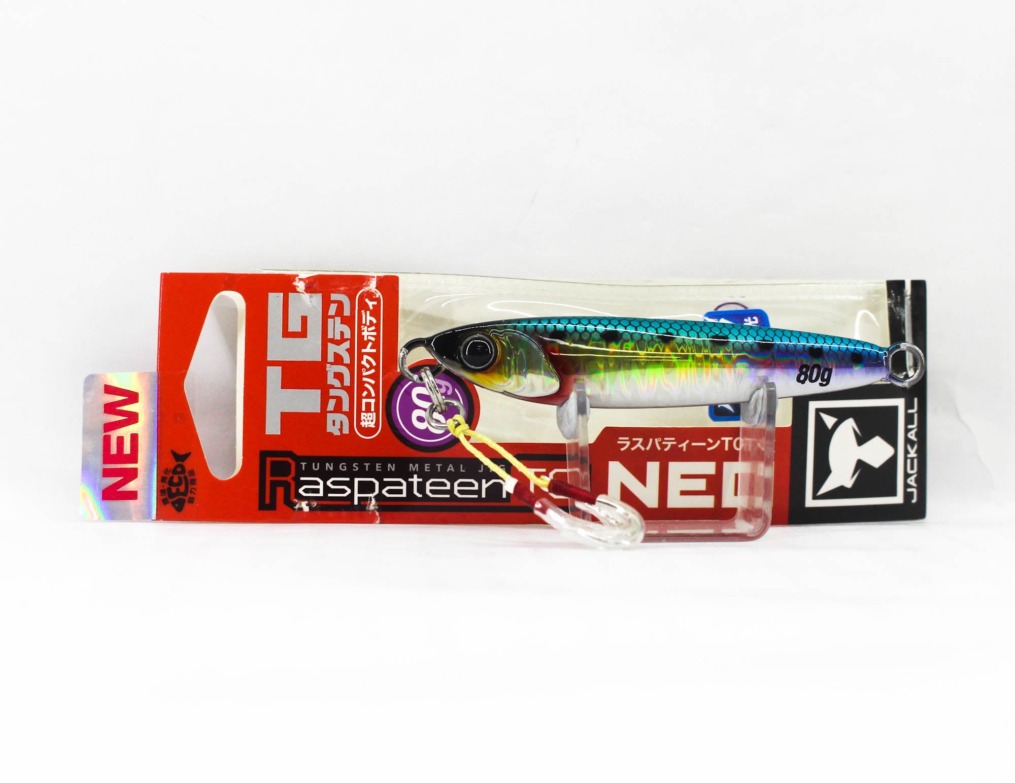 Jackall Metal Jig Raspateen TG Tungsten Neo 80 grams UV Iwashi HL (8616)