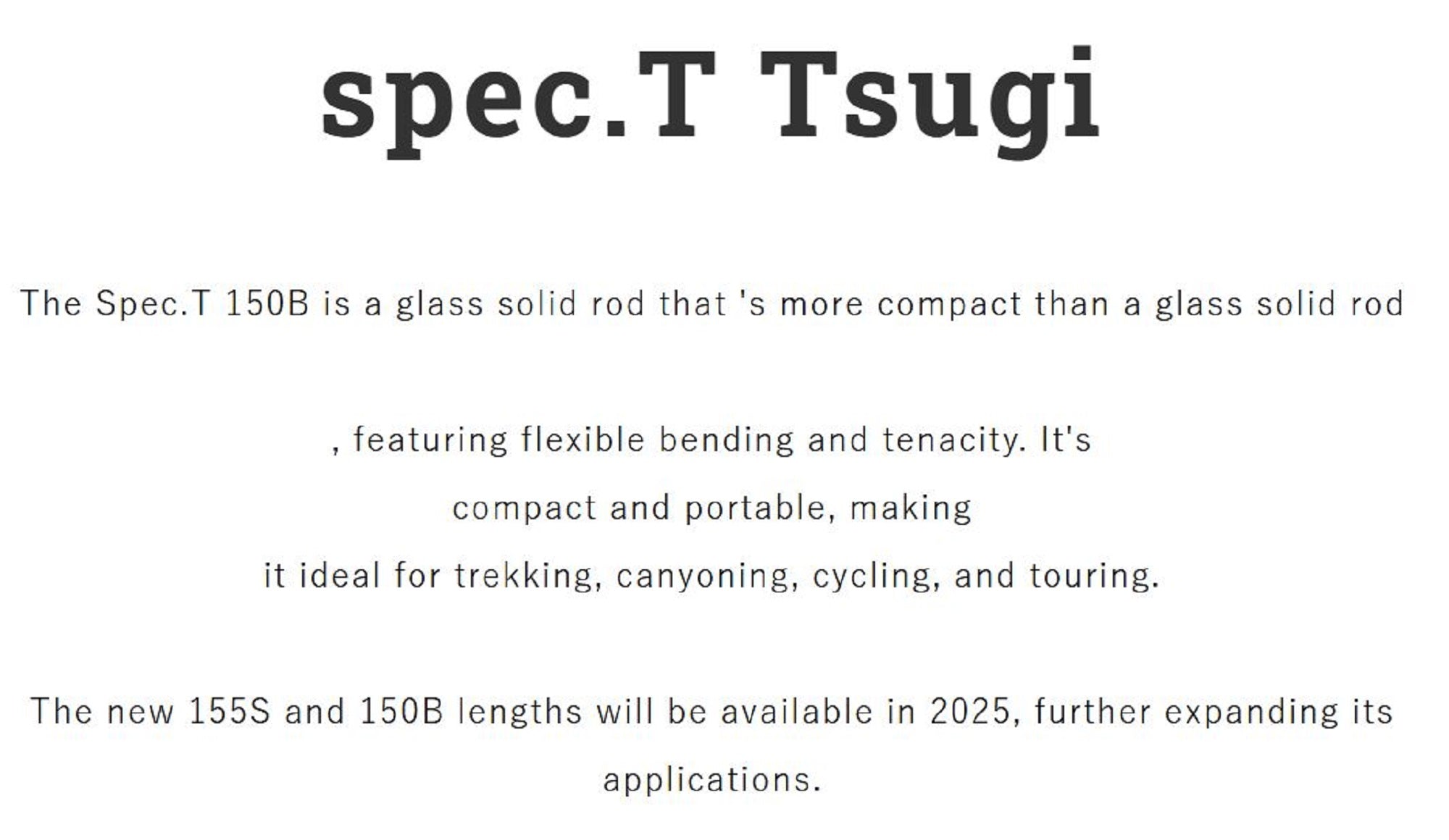 Jackall RGM Rod Spinning Spec T Tsugi 155S Blue (1302)