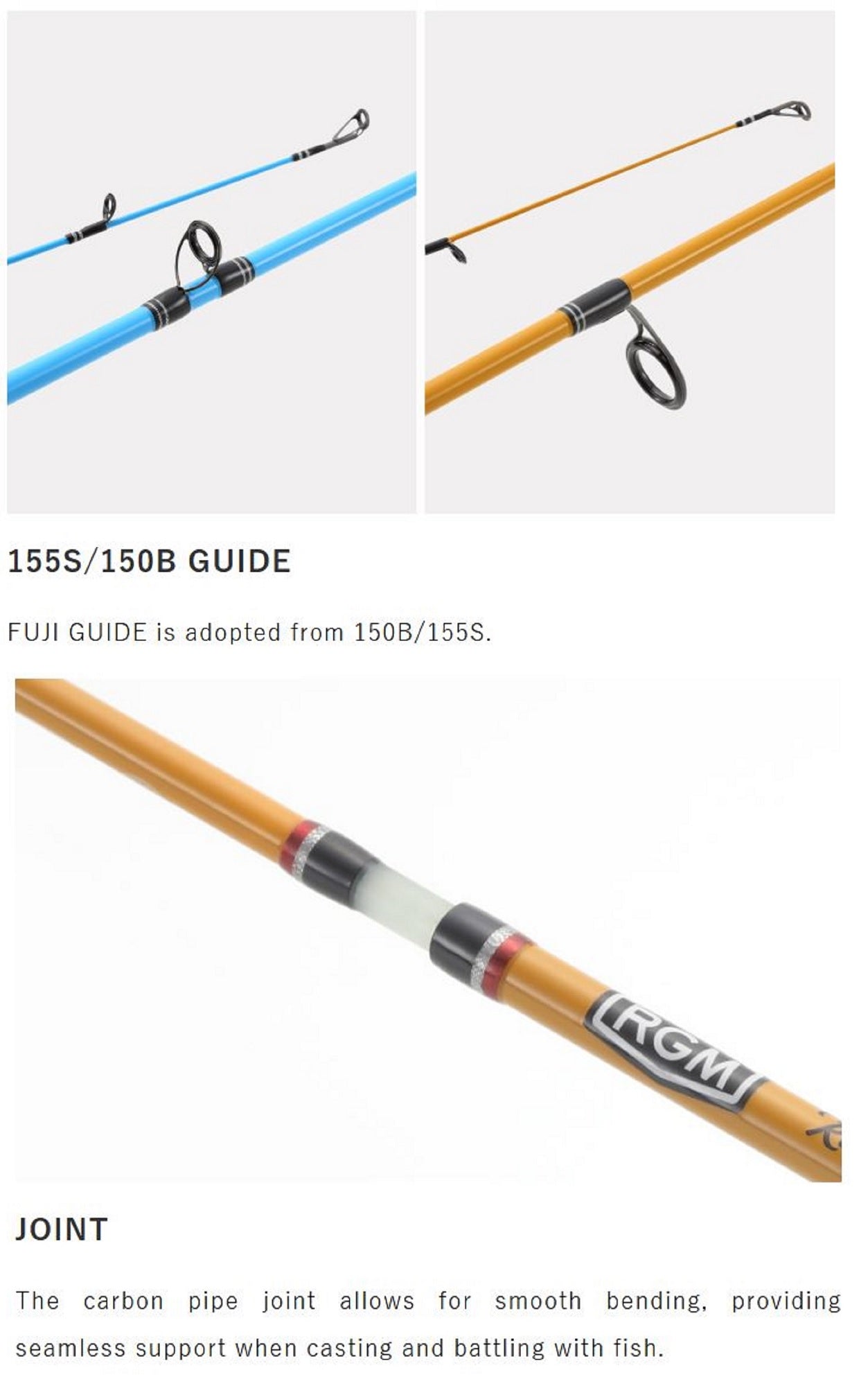 Jackall RGM Rod Spinning Spec T Tsugi 155S Blue (1302)