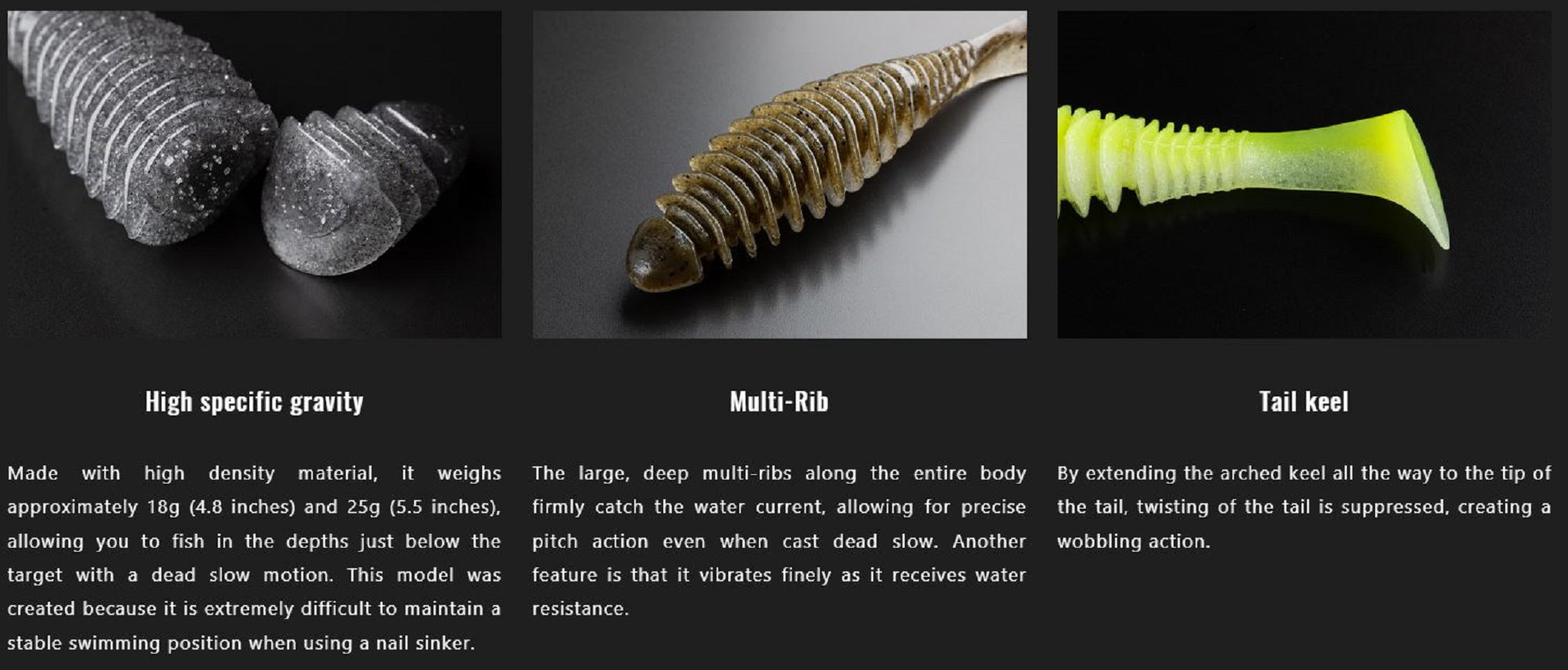 Jackall Soft Lure Dead Slower Full Contact 5.5 Inch White Bk Silver (1418)