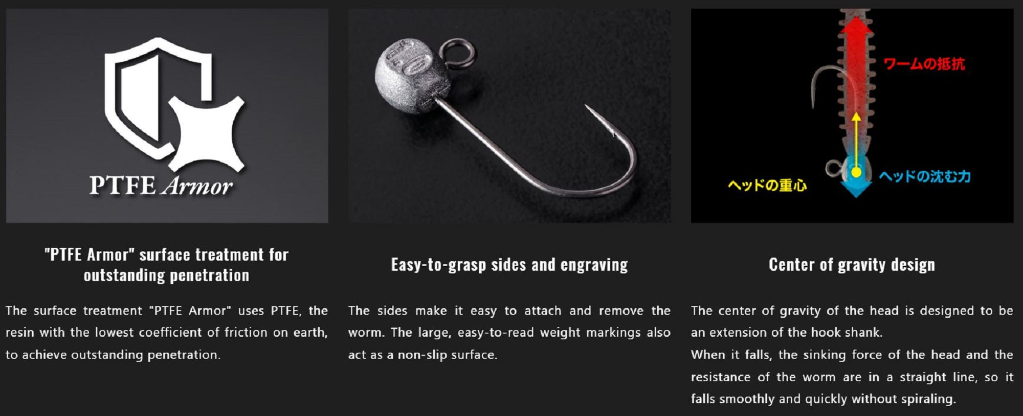 Jackall Jig Head LG Head Type Swim L Size 0.8g 5pcs (1500)