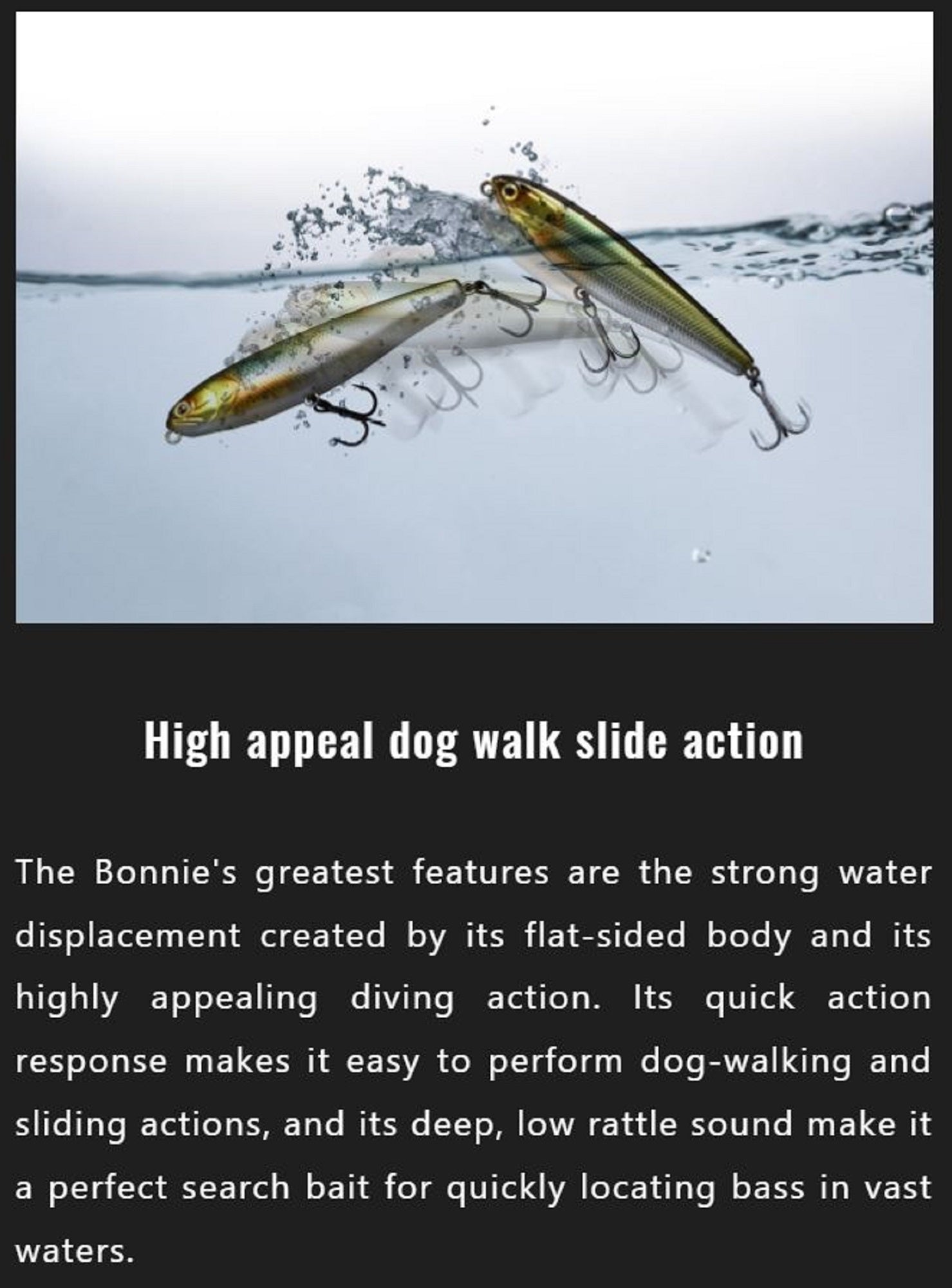 Jackall Bonnie 65 Floating Lure Mat Tiger (1647)