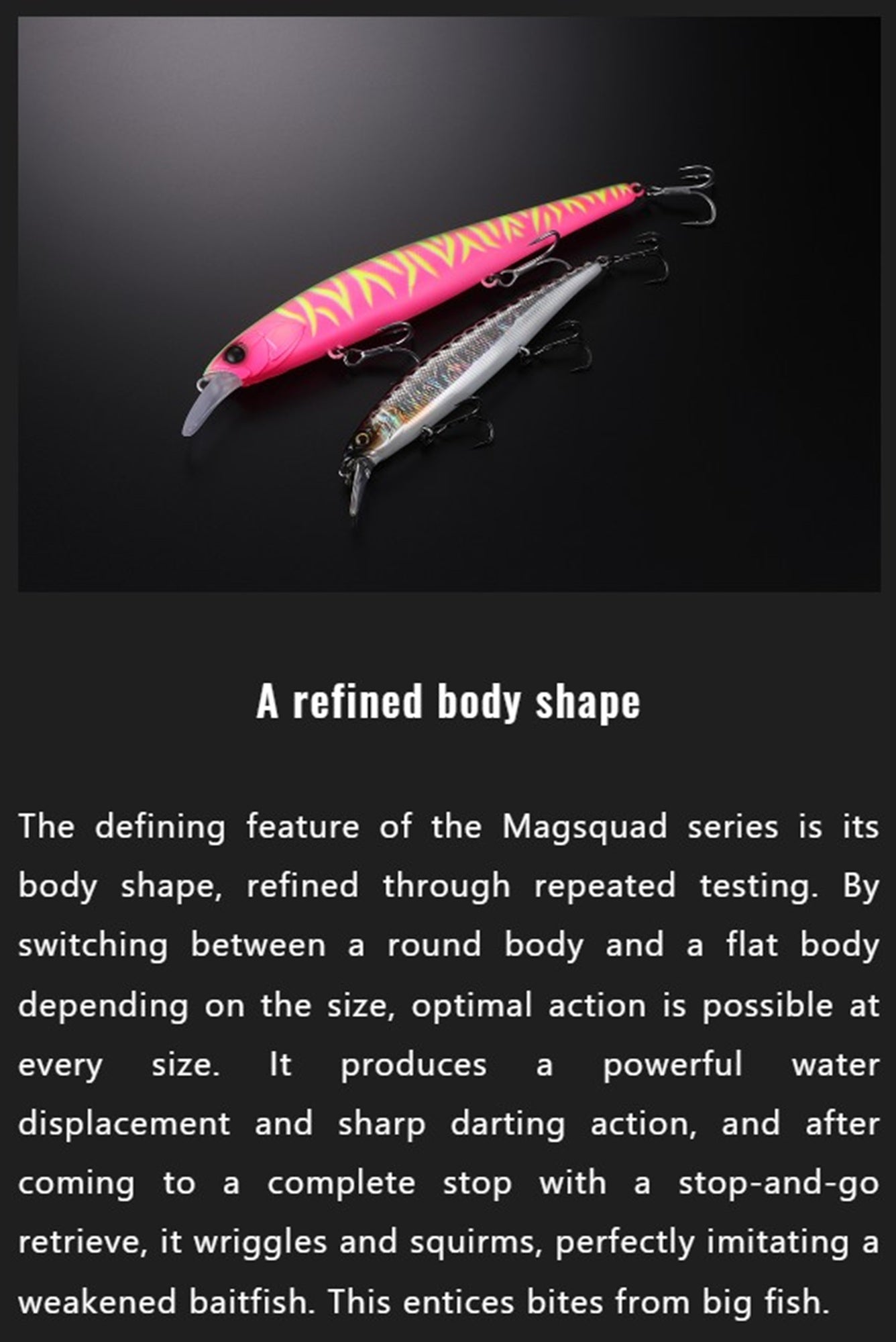 Jackall Magsquad 128SP Jerkbait Suspend Lure RT Lively Pike (3122)