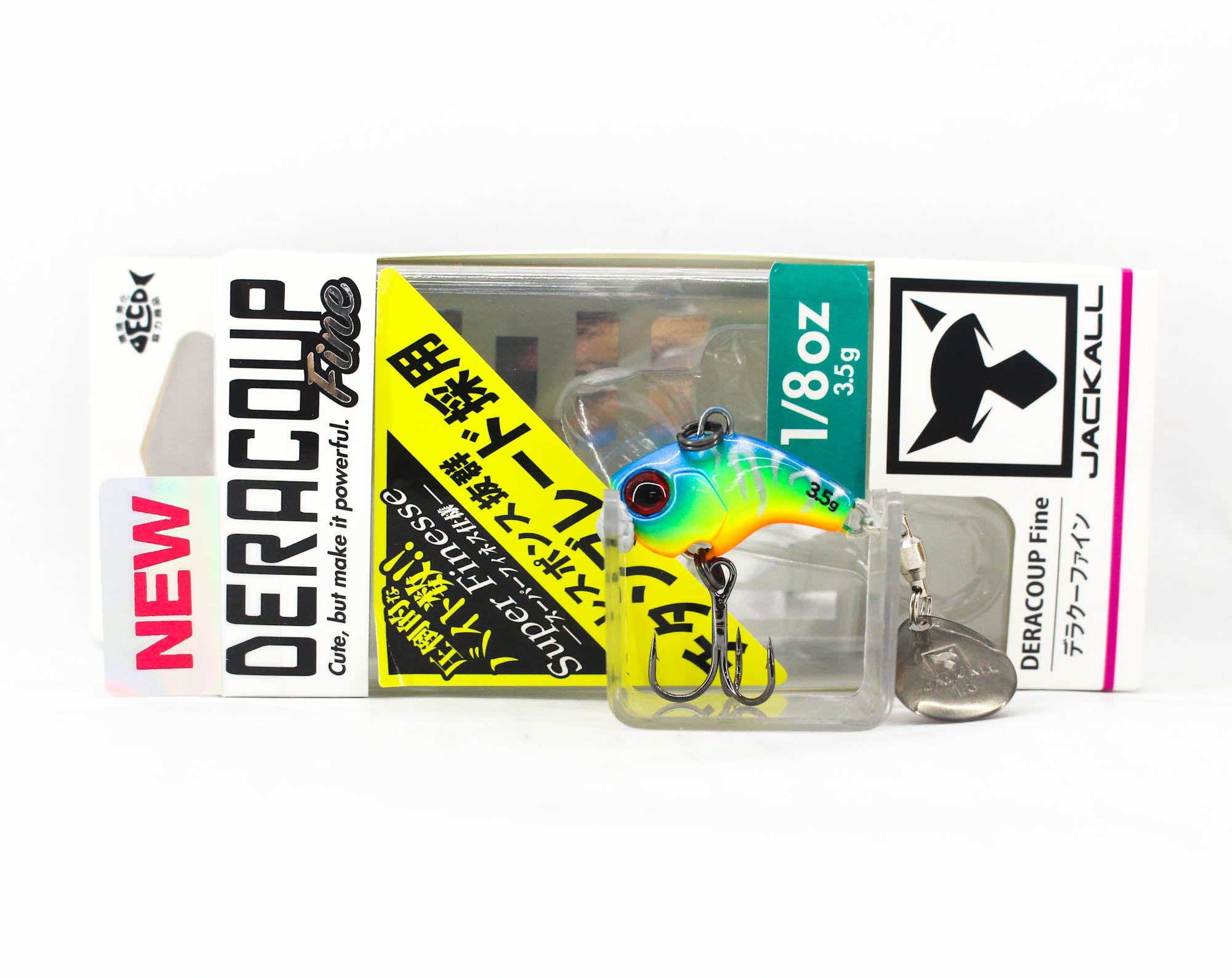Jackall Deracoup Fine 1/8 oz Spin Tail Sinking Lure Aotora (4945)