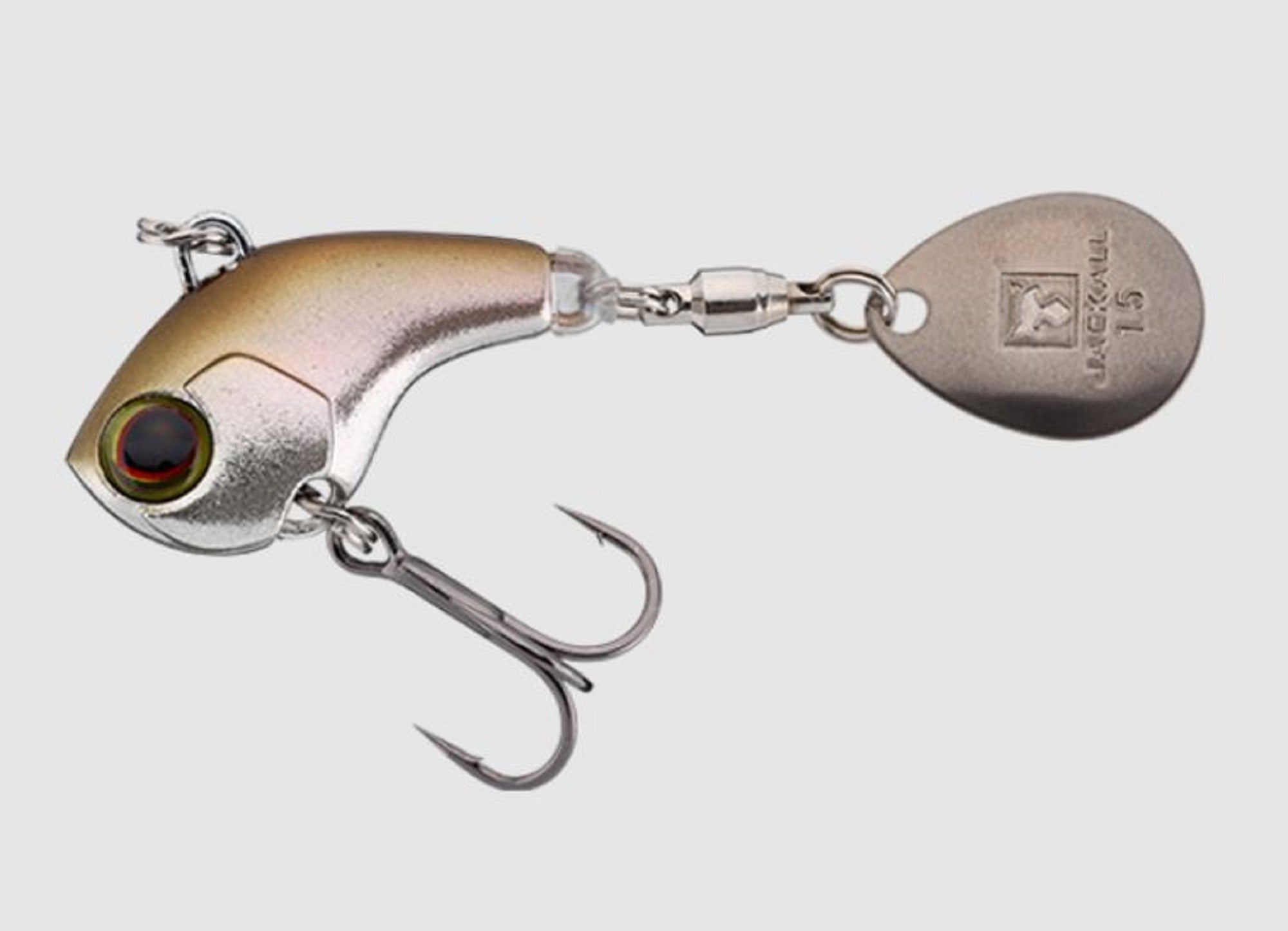 Jackall Deracoup Fine 1/8 oz Spin Tail Sinking Lure Silver Wakasagi (5010)