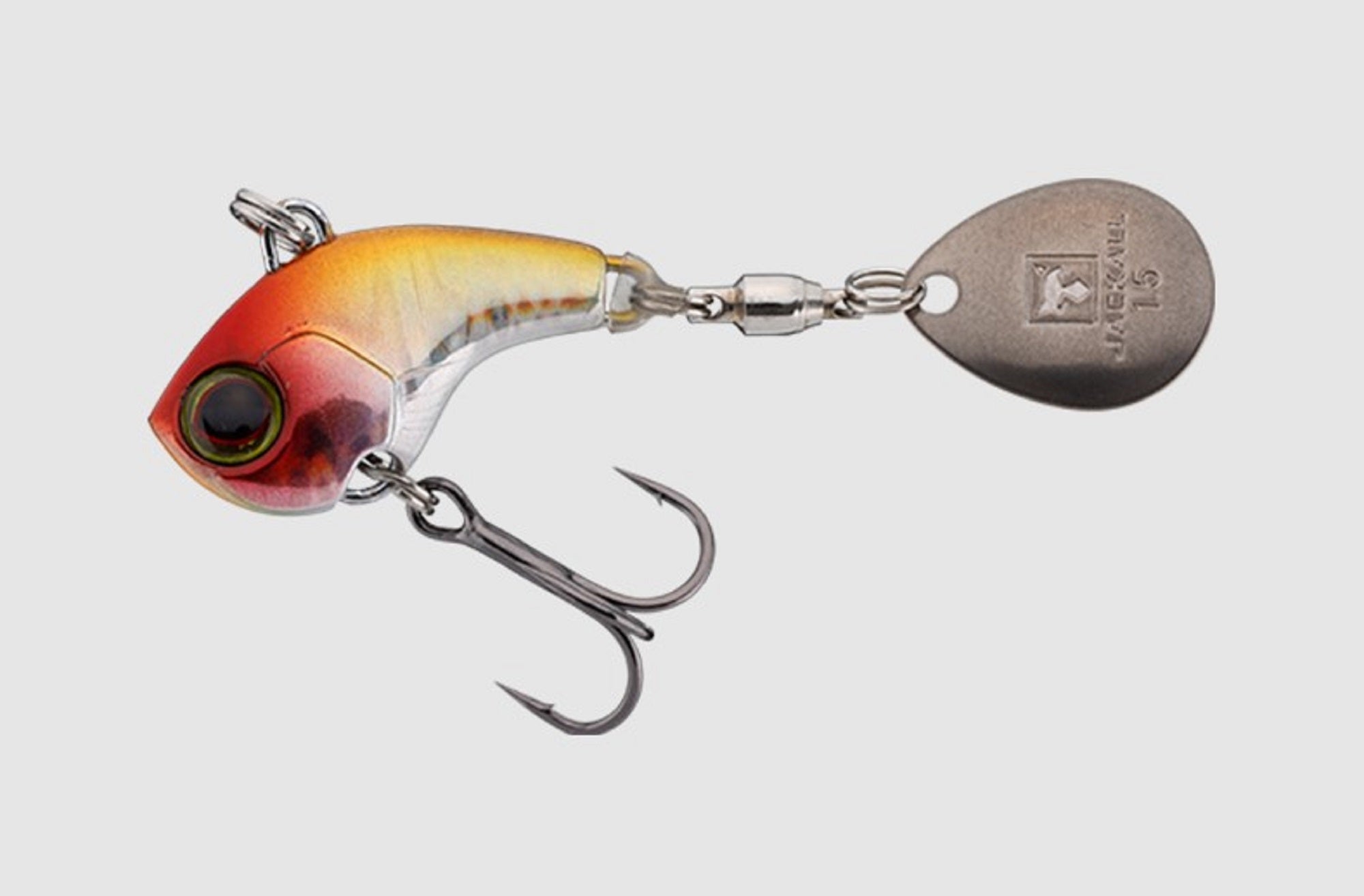Jackall Deracoup Fine 3/16 oz Spin Tail Sinking Lure HL Flash Clown (5034)
