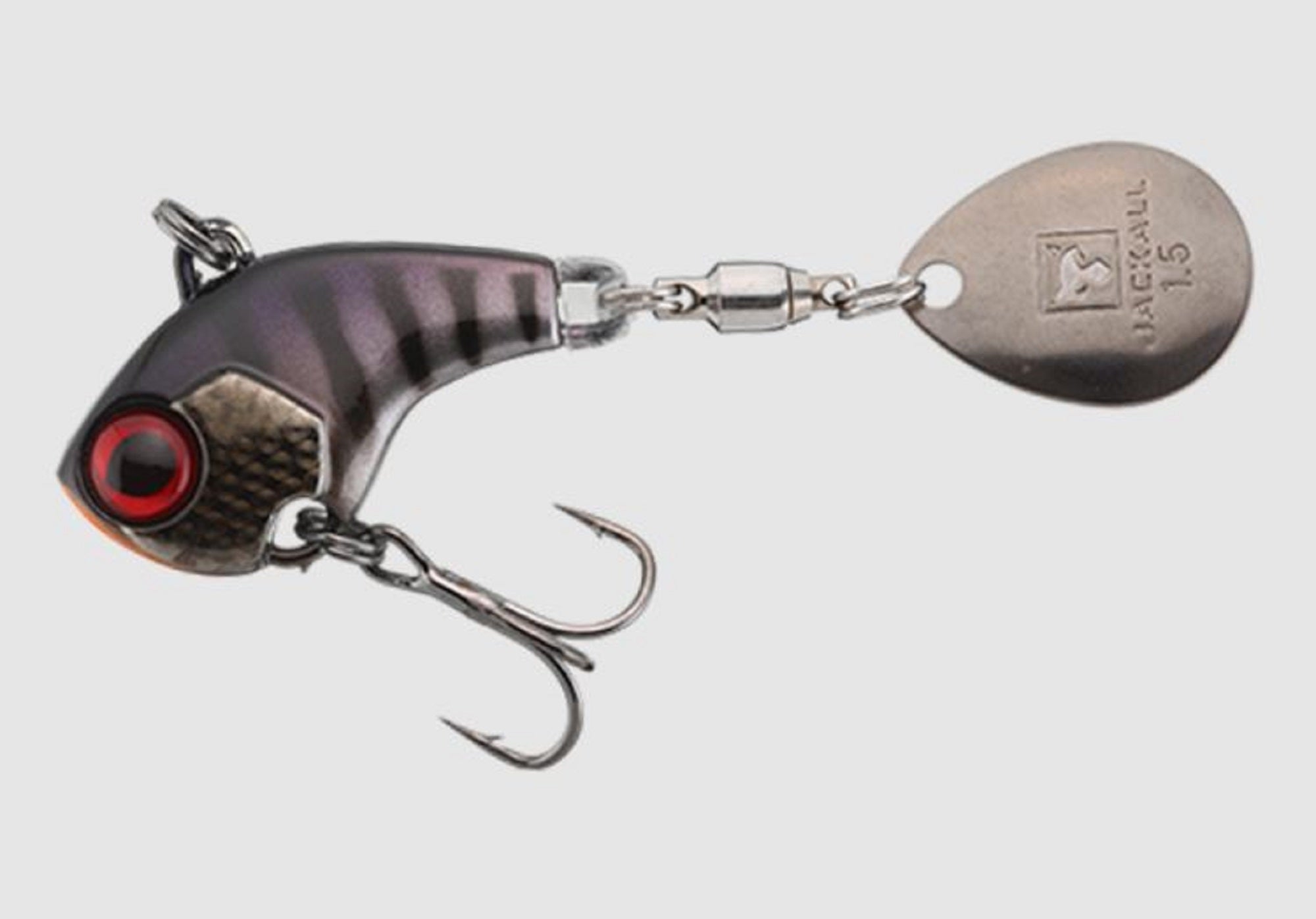 Jackall Deracoup Fine 3/16 oz Spin Tail Sinking Lure Muddy Black (5065)