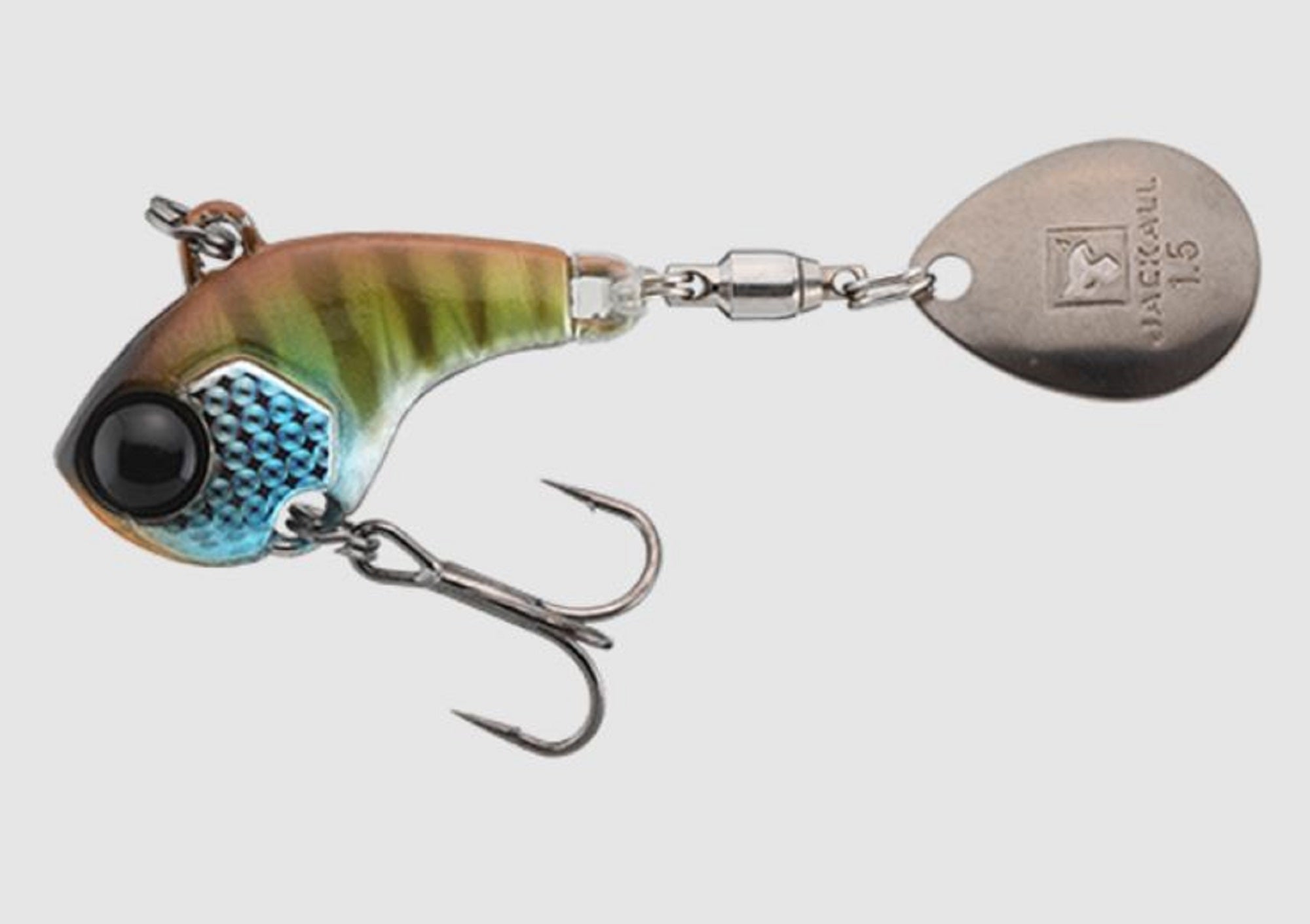 Jackall Deracoup Fine 3/16 oz Spin Tail Sinking Lure Bluegill Stripe (5089)