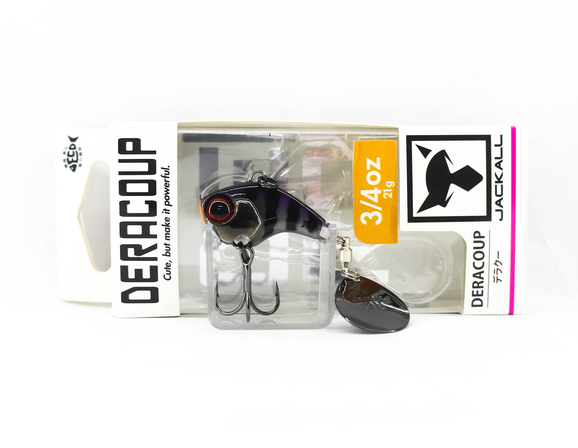 Jackall Deracoup 3/4 oz Spin Tail Sinking Lure Muddy Black (5973)