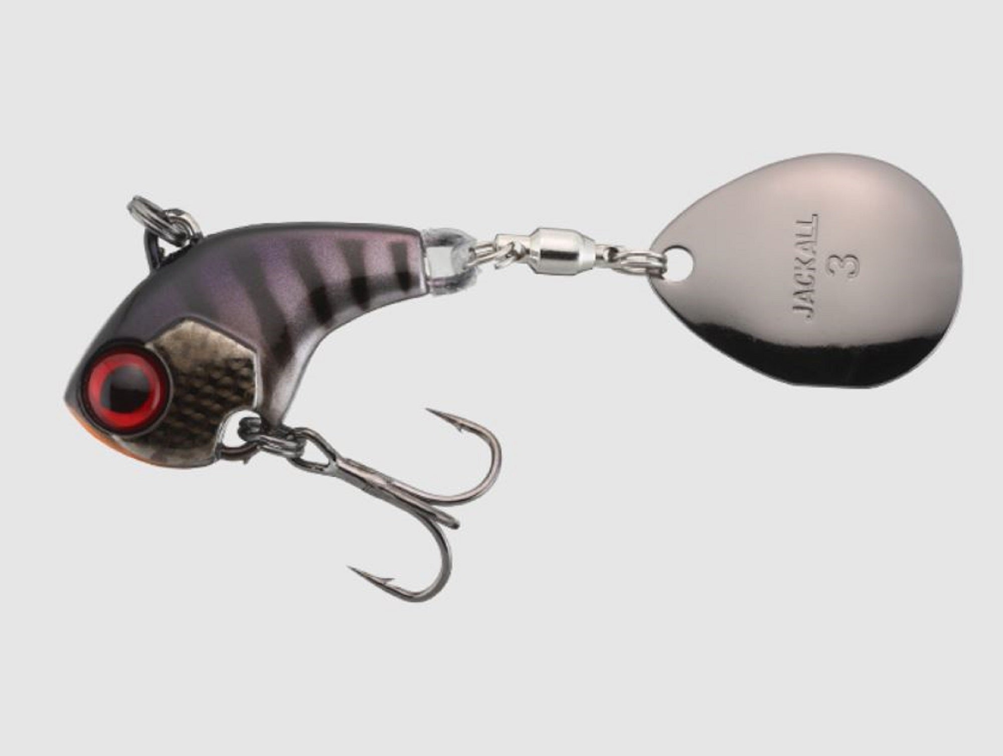Jackall Deracoup 1 oz Spin Tail Sinking Lure Muddy Black (6055)