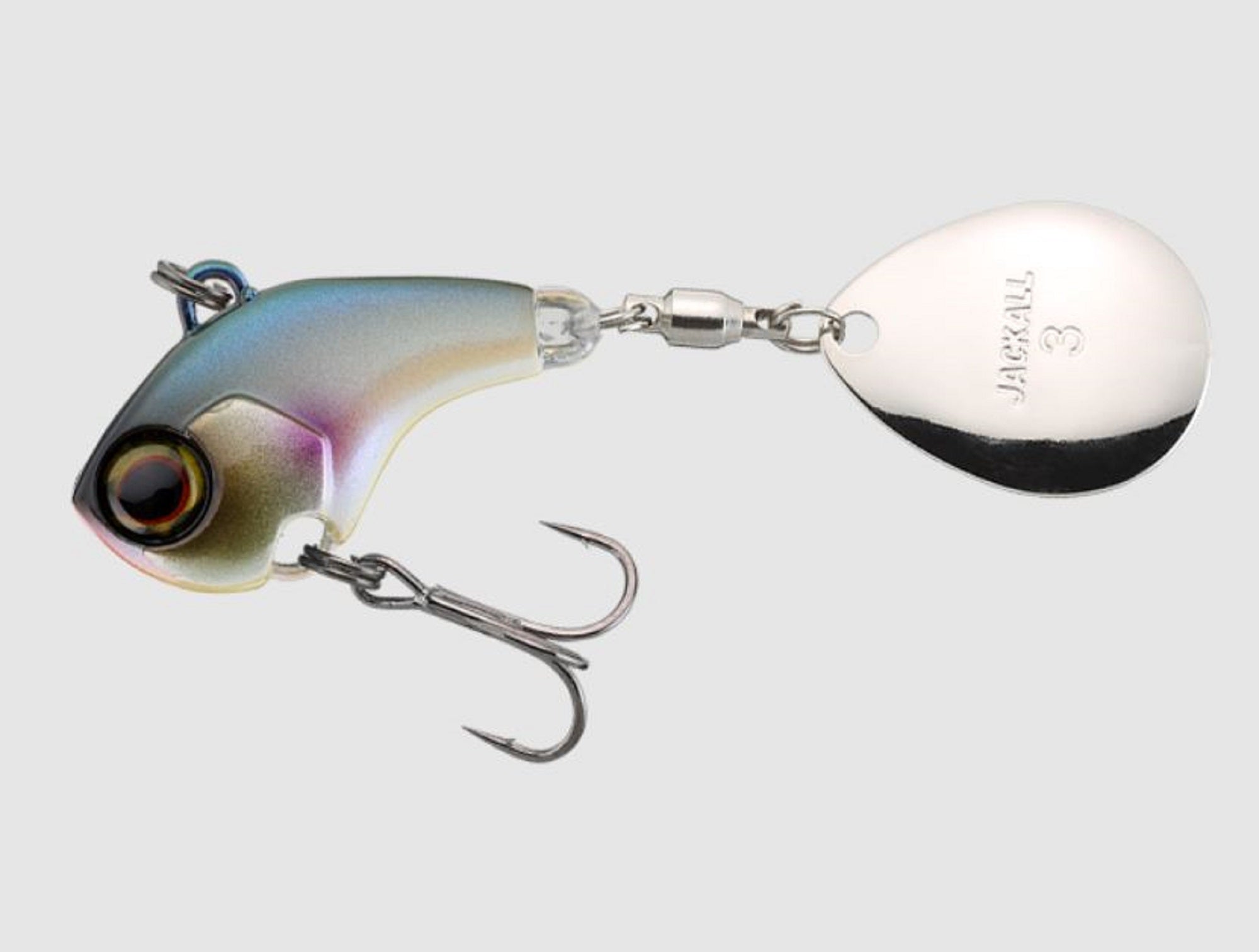 Jackall Deracoup 1 oz Spin Tail Sinking Lure Sweet Pearl Fish (6062)