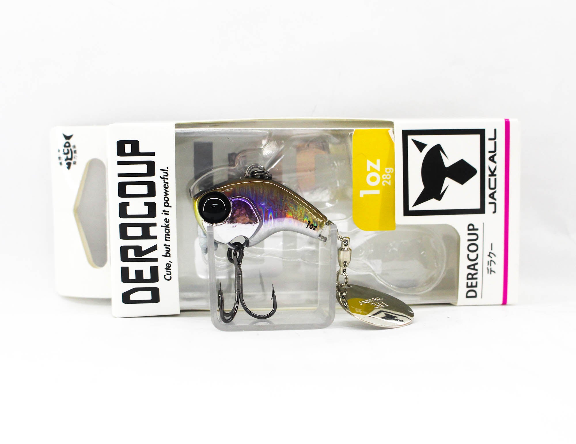 Jackall Deracoup 1 oz Spin Tail Sinking Lure Clear Up Wakasagi (6086)