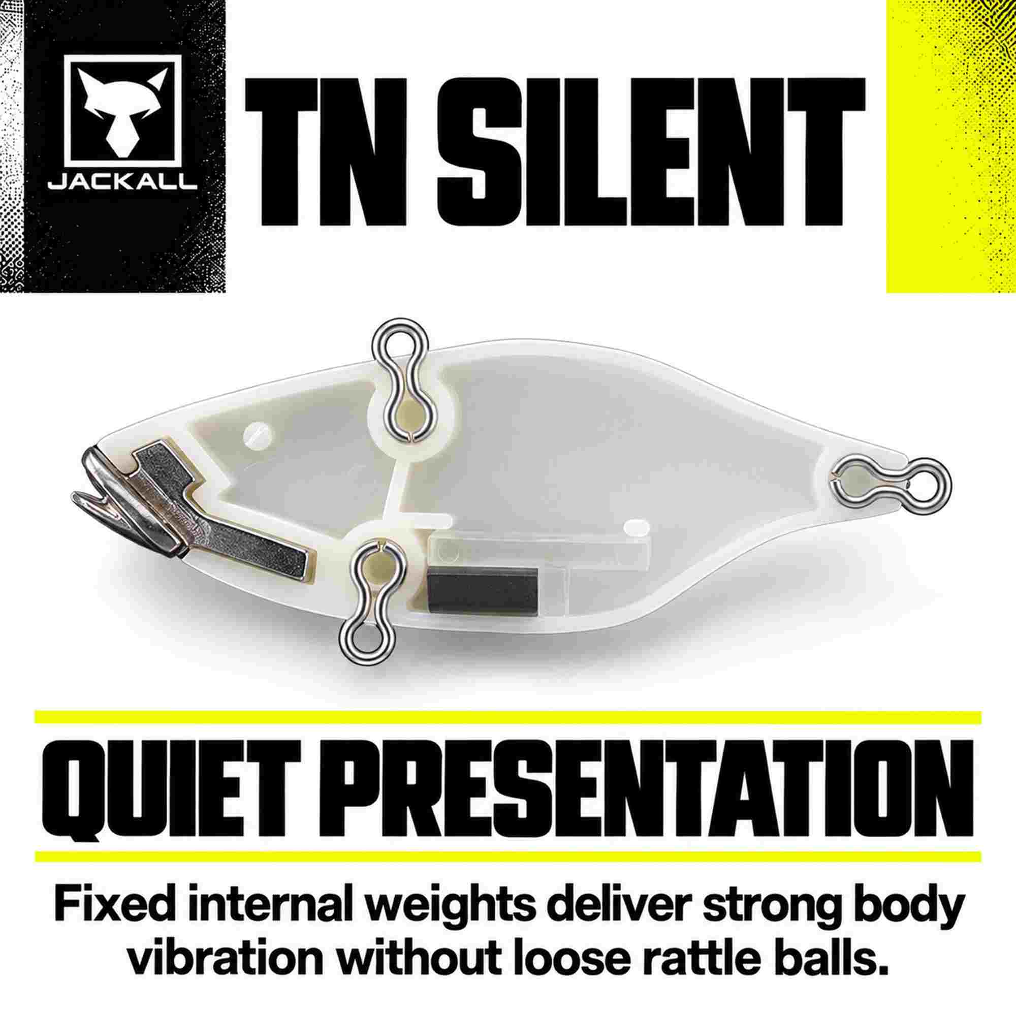 Jackall TN 50 Silent Vibration Lure Natural Gold Black (6215)