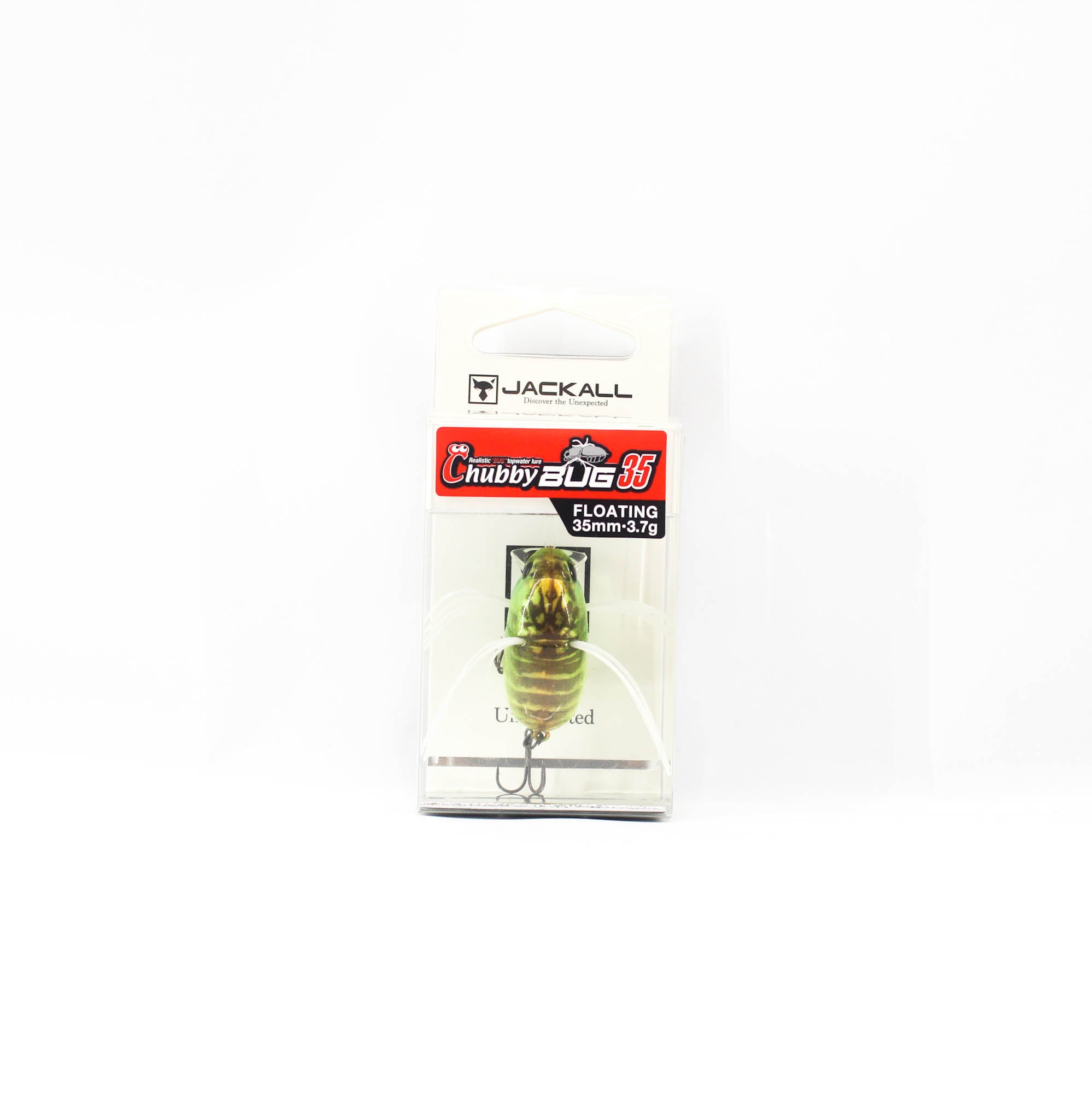 Jackall Chubby Bug 35 Floating Lure Clear Lime Kogane (7137)