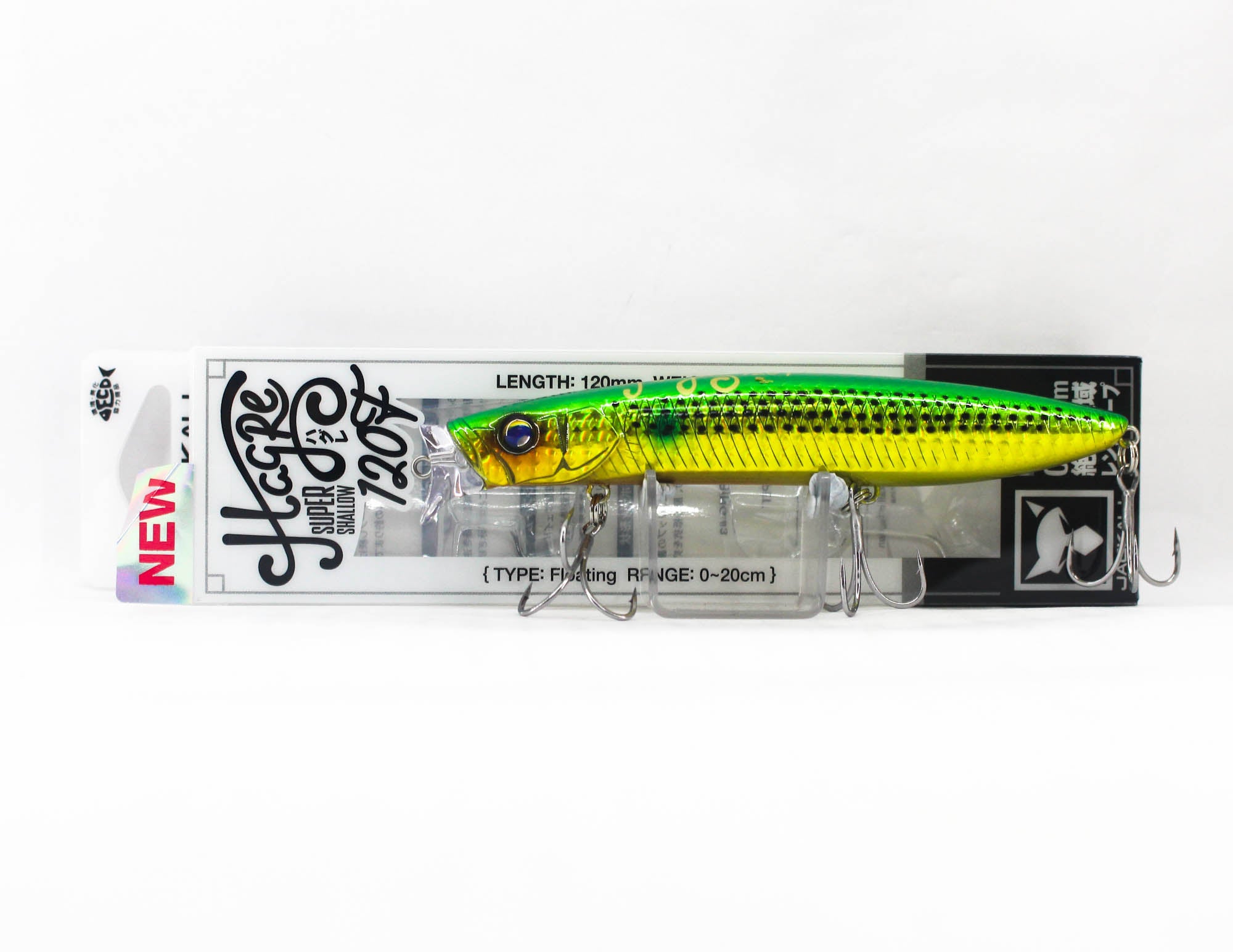 Jackall Hagre 120F Floating Lure Green Gold (8073)