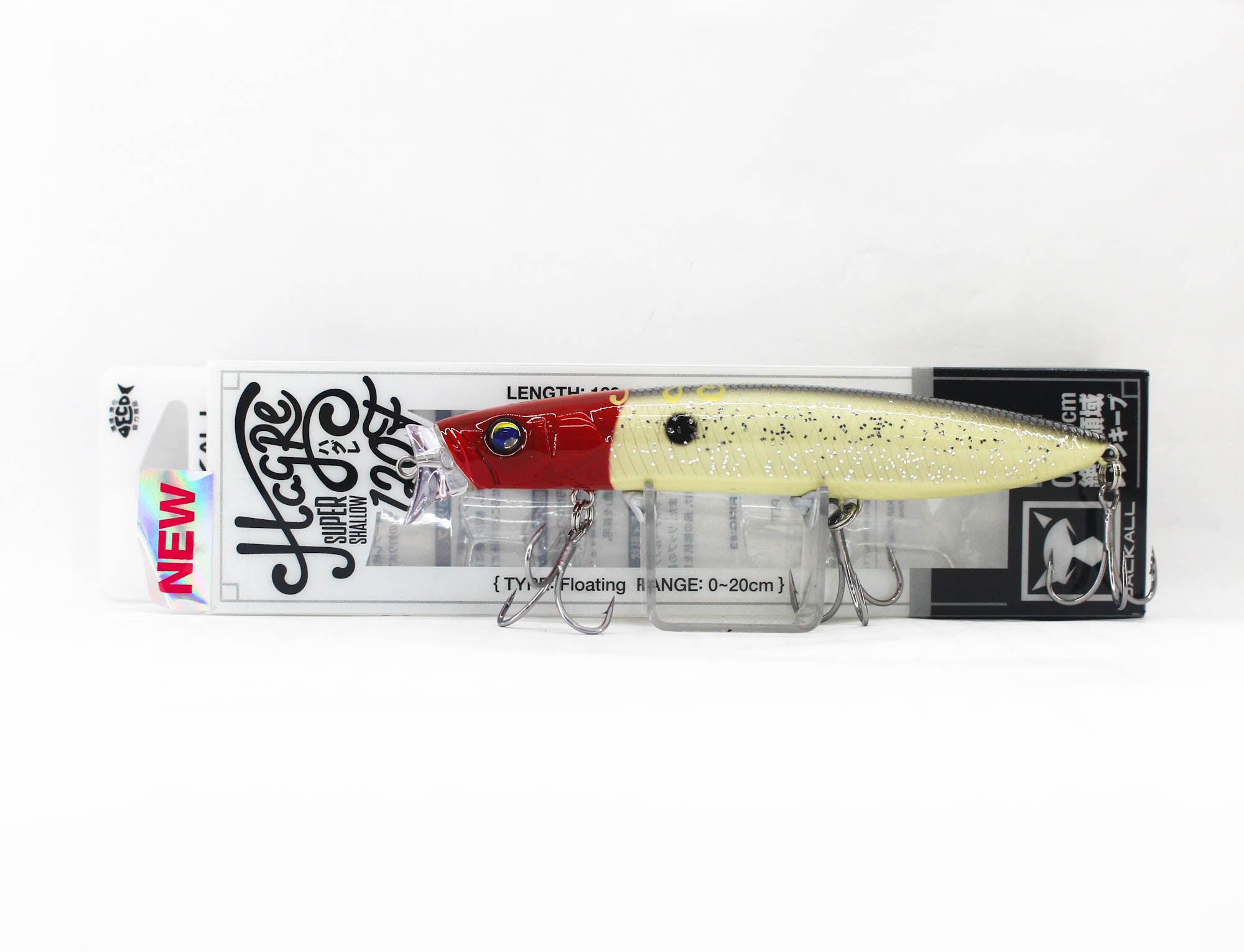 Jackall Hagre 120F Floating Lure Classical Redhead (8097)