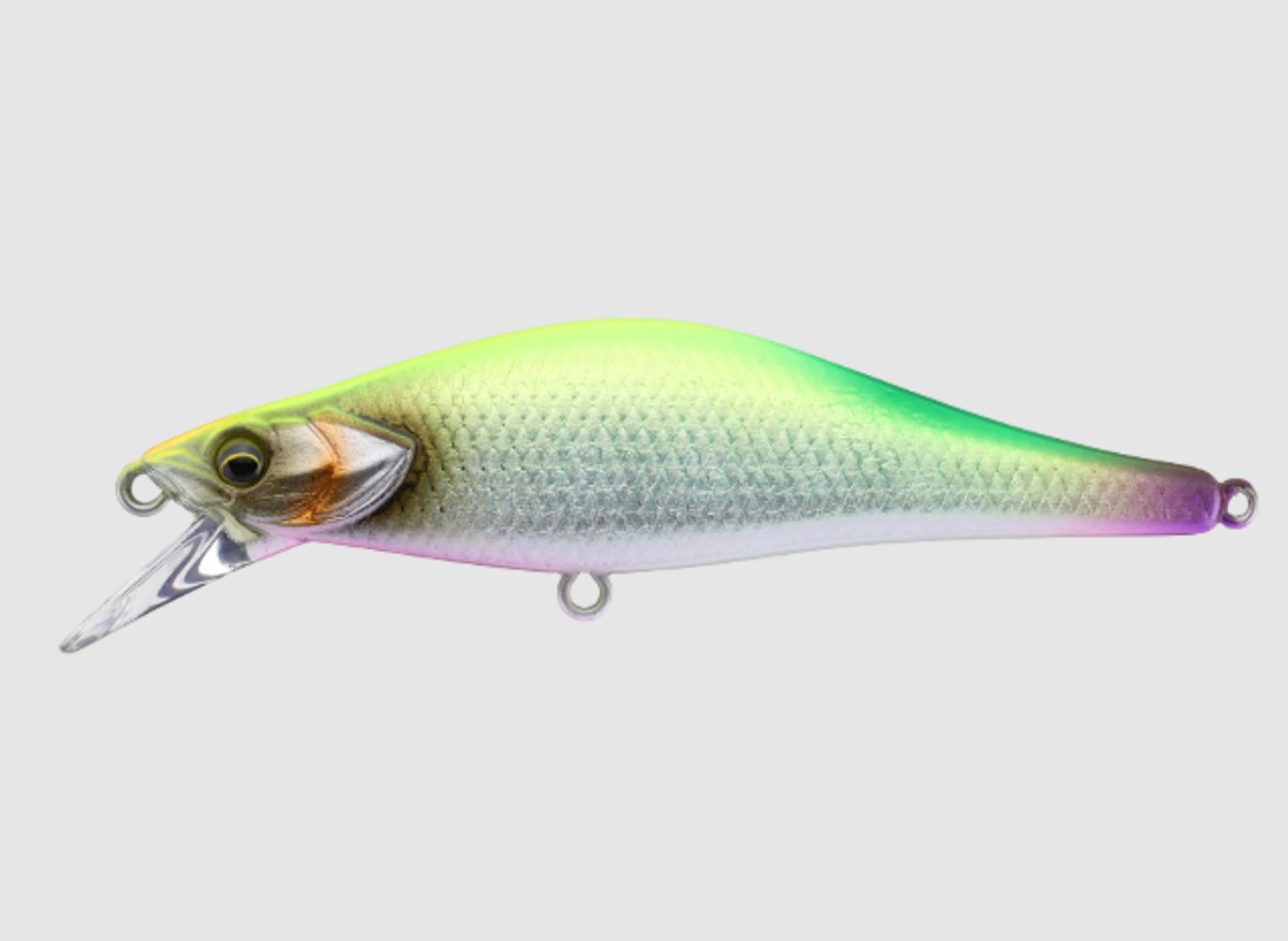 Jackall Timon Tricoroll Thin 44S Sinking Lure Parallel Chartreuse (8158)