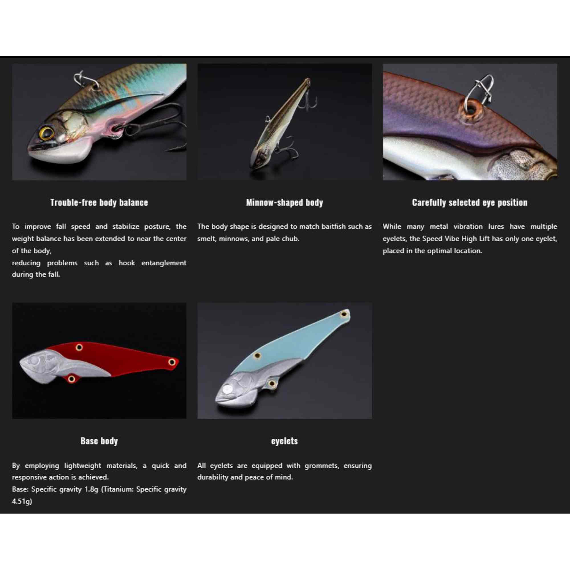 Jackall Speed Vib High Lift 22 grams Sinking Lure RT Super Wakasagi (0564)