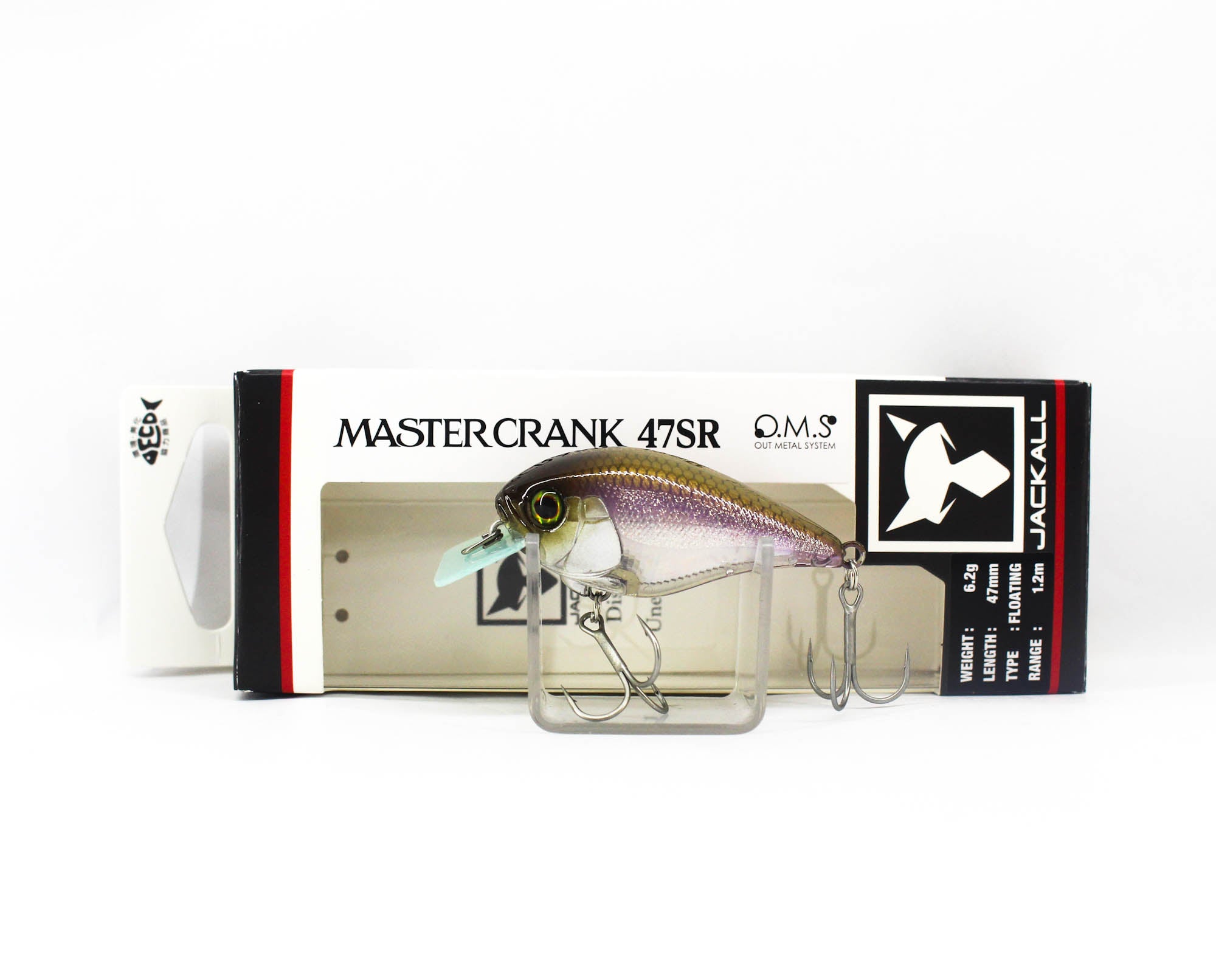 Jackall Master Crank 47SR Floating Lure Super Clear Wakasagi (1196)