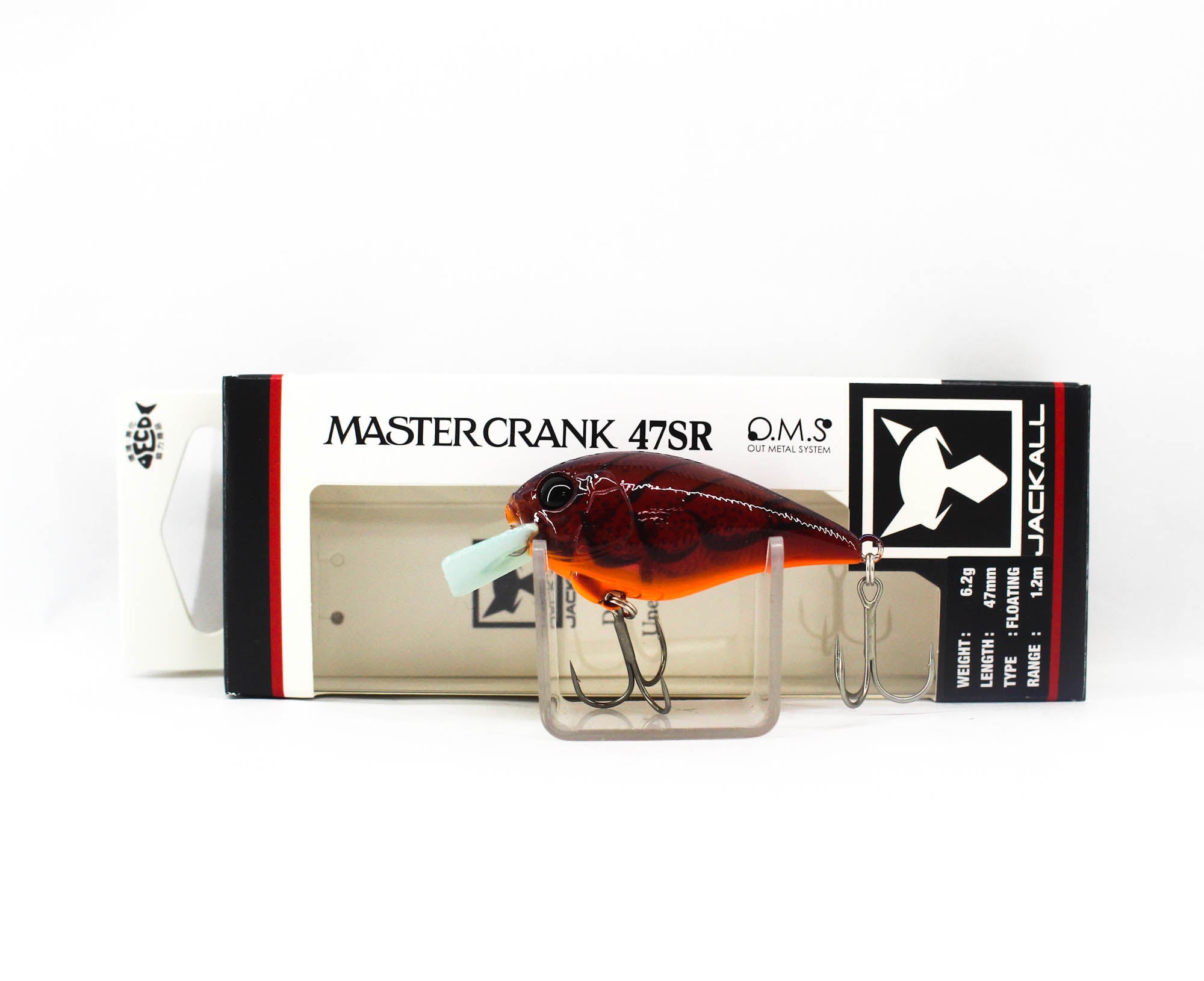 Jackall Master Crank 47SR Floating Lure Melting Red Craw (1233)