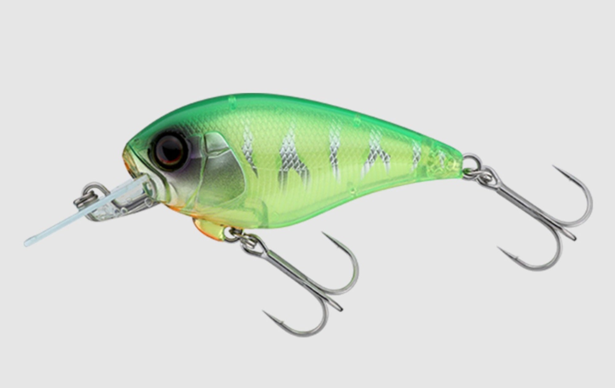 Jackall Master Crank 47SR Floating Lure Lime Back Chartreuse Tiger (1257)