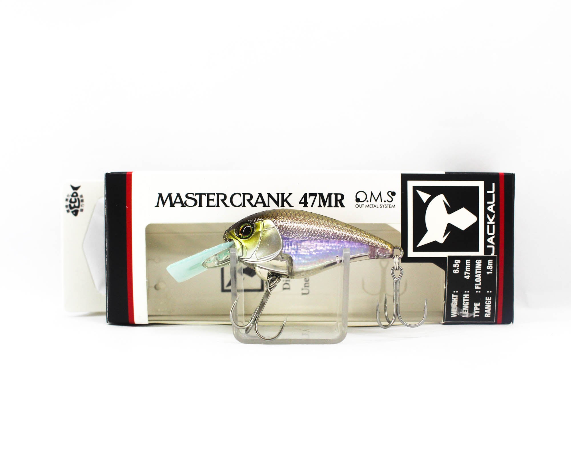 Jackall Master Crank 47MR Floating Lure Super Clear Wakasagi (1271)