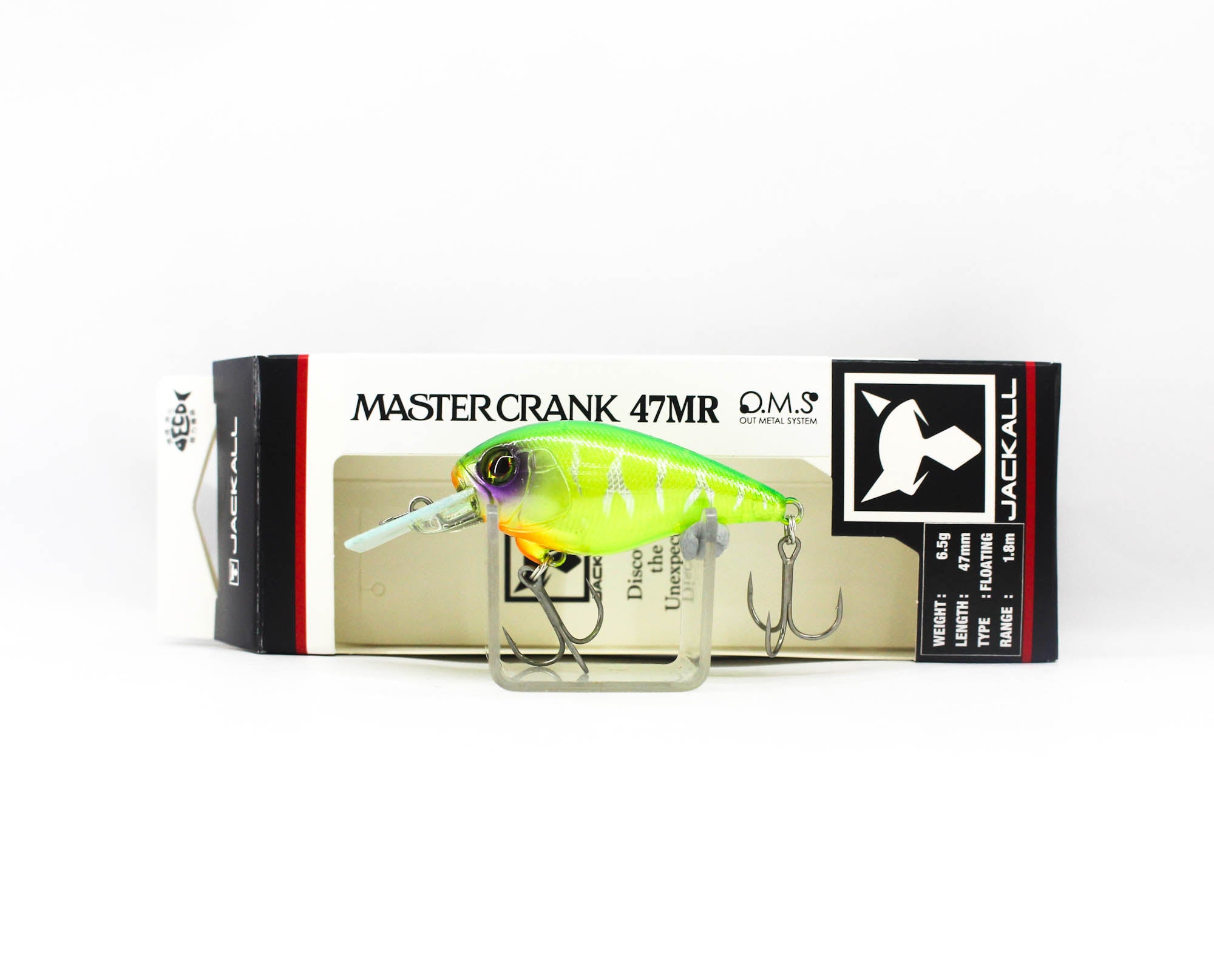 Jackall Master Crank 47MR Floating Lure Lime Back Chartreuse Tiger (1332)