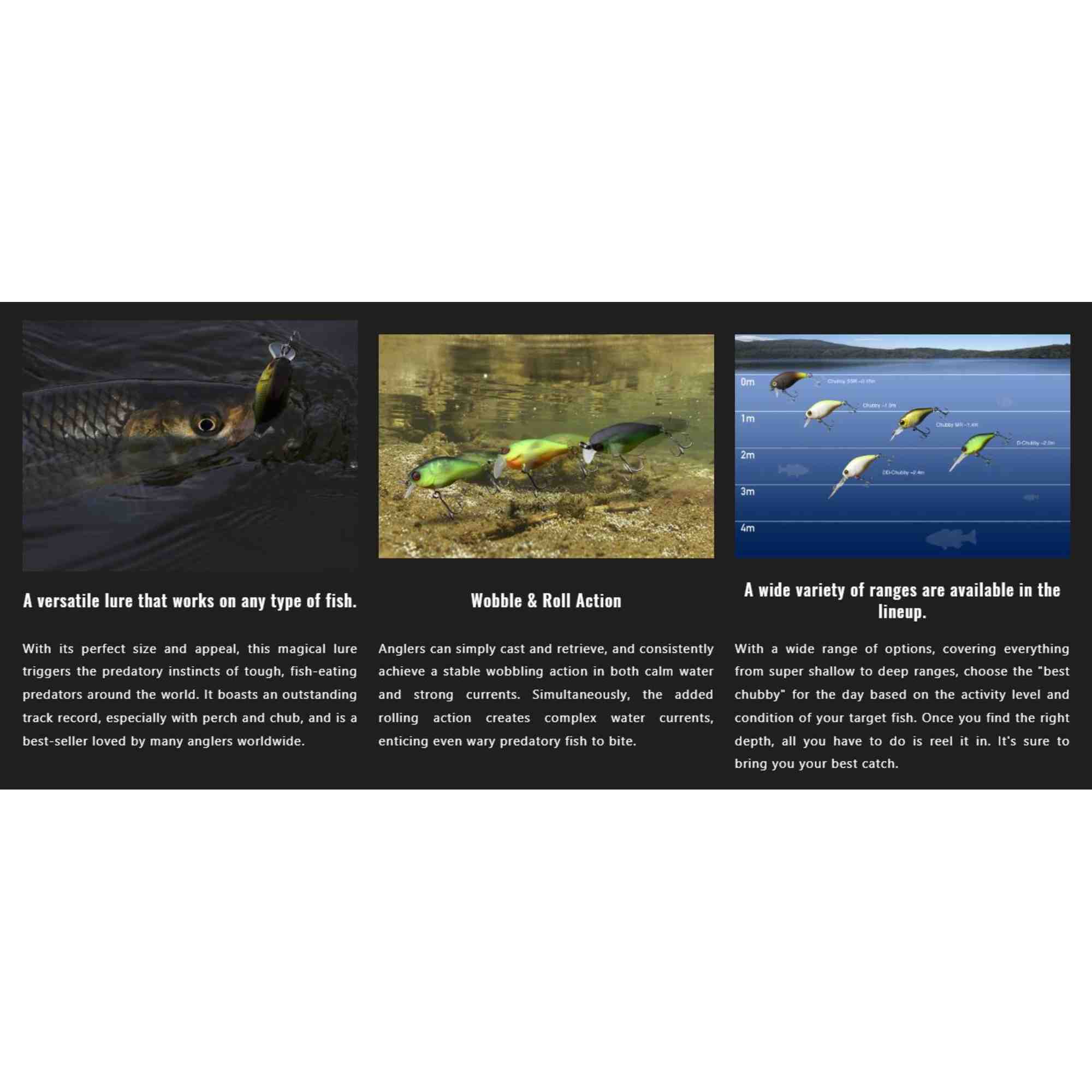 Jackall Chubby Micro 30F Floating Lure UV Mat Chart G Perch (1592)