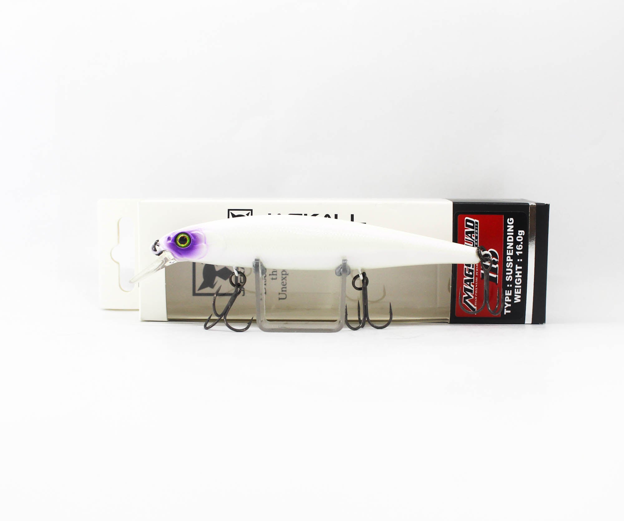 Jackall Magsquad 115SP Jerkbait Suspend Lure White Bone (2209)