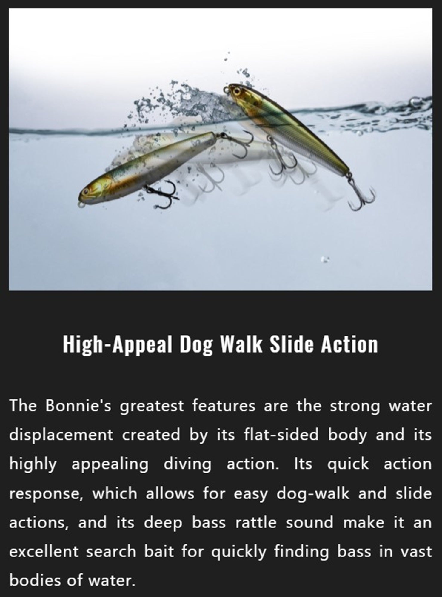 Jackall Bonnie 107 Floating Lure White Bone (2247)