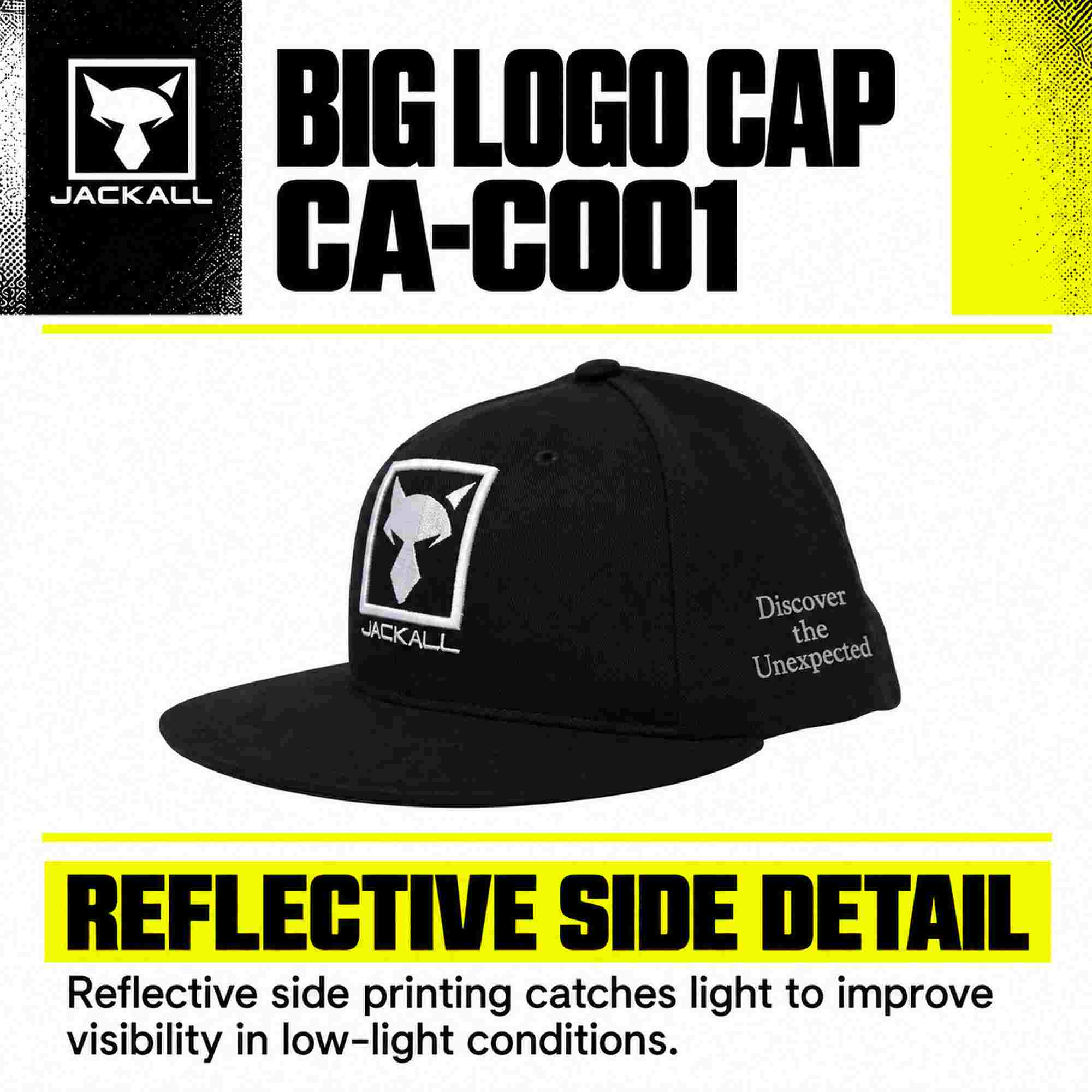 Jackall Cap CA-C001 Big Logo Black (4318)