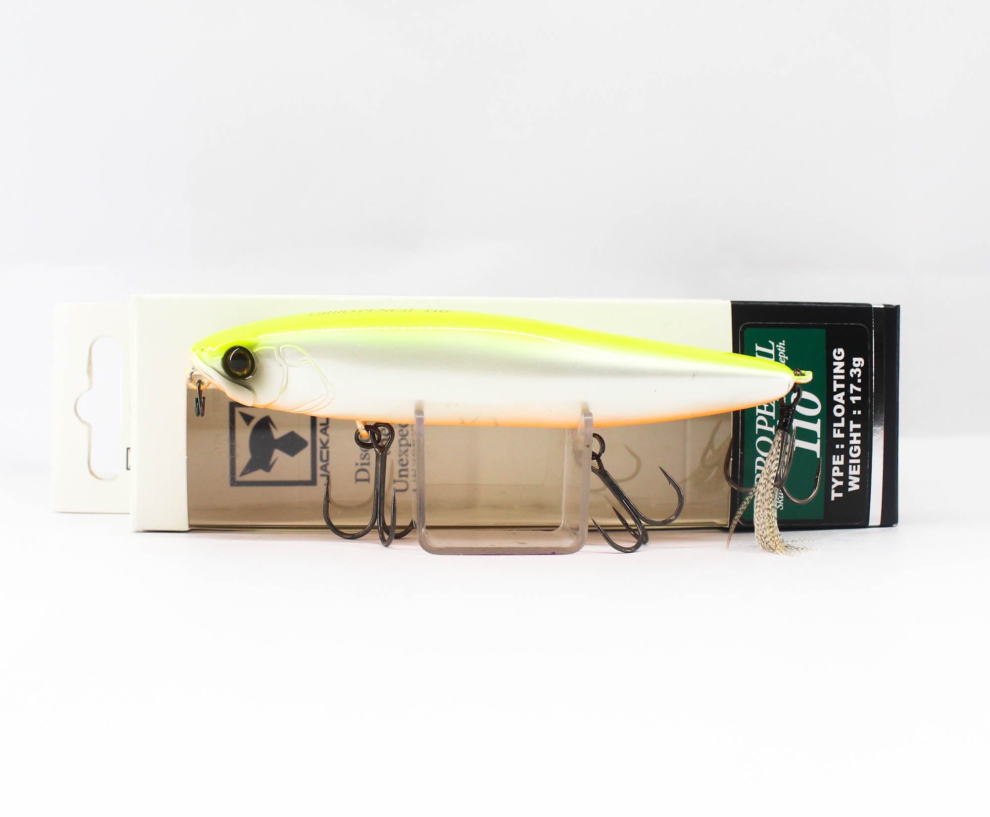 Jackall Urro Pencil 110 Floating Lure Chart Back Pearl (4431)