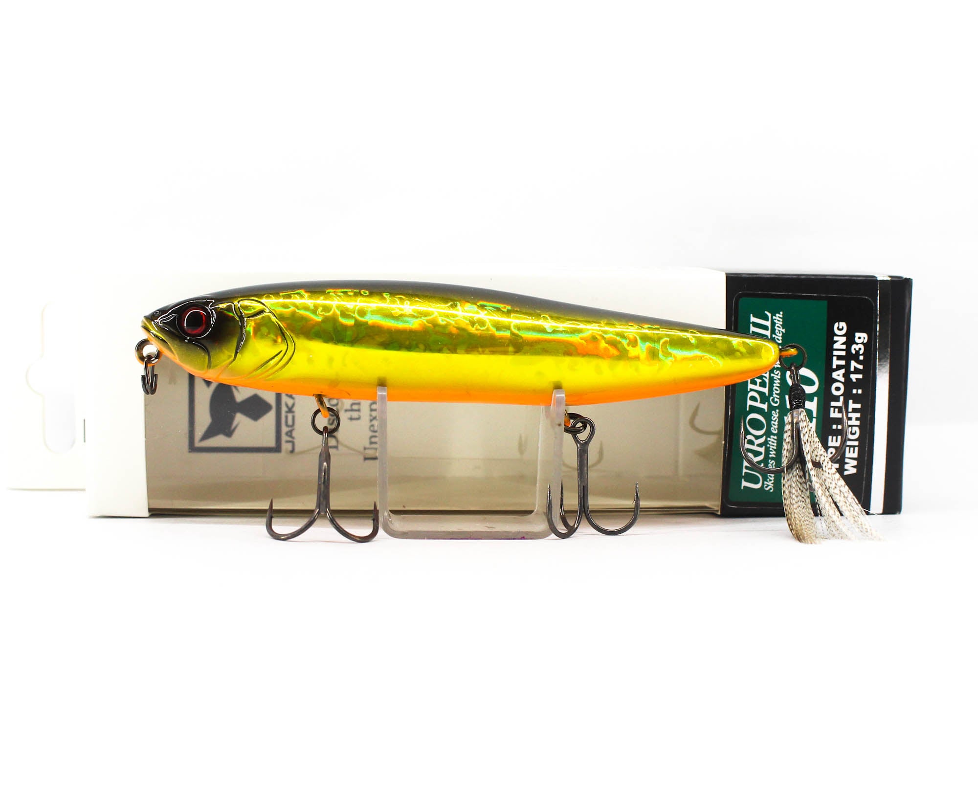Jackall Urro Pencil 110 Floating Lure HL Gold Black (4455)