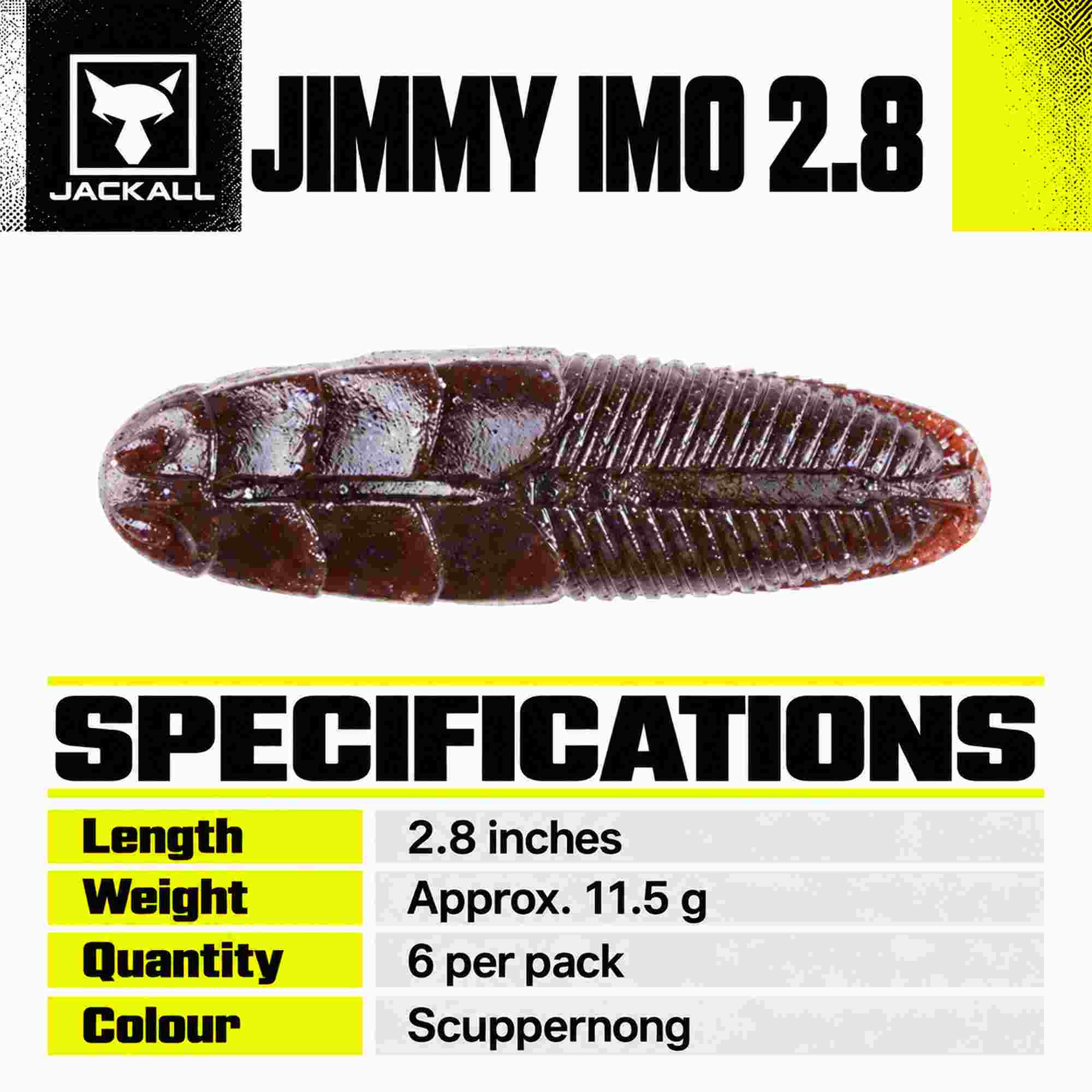 Jackall Soft Lure Jimmy IMO 2.8 Inches Scuppernong (7234)