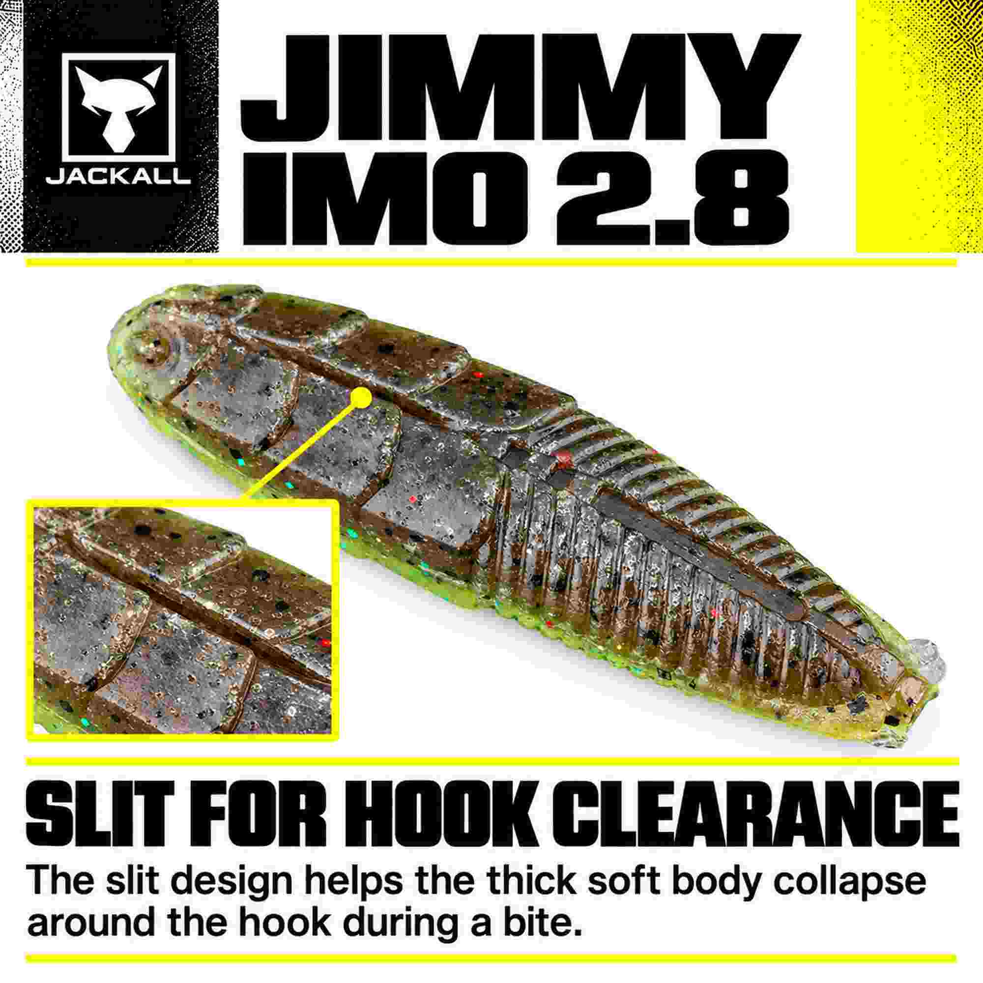 Jackall Soft Lure Jimmy IMO 2.8 Inches Suziebi Blue Flake (7272)