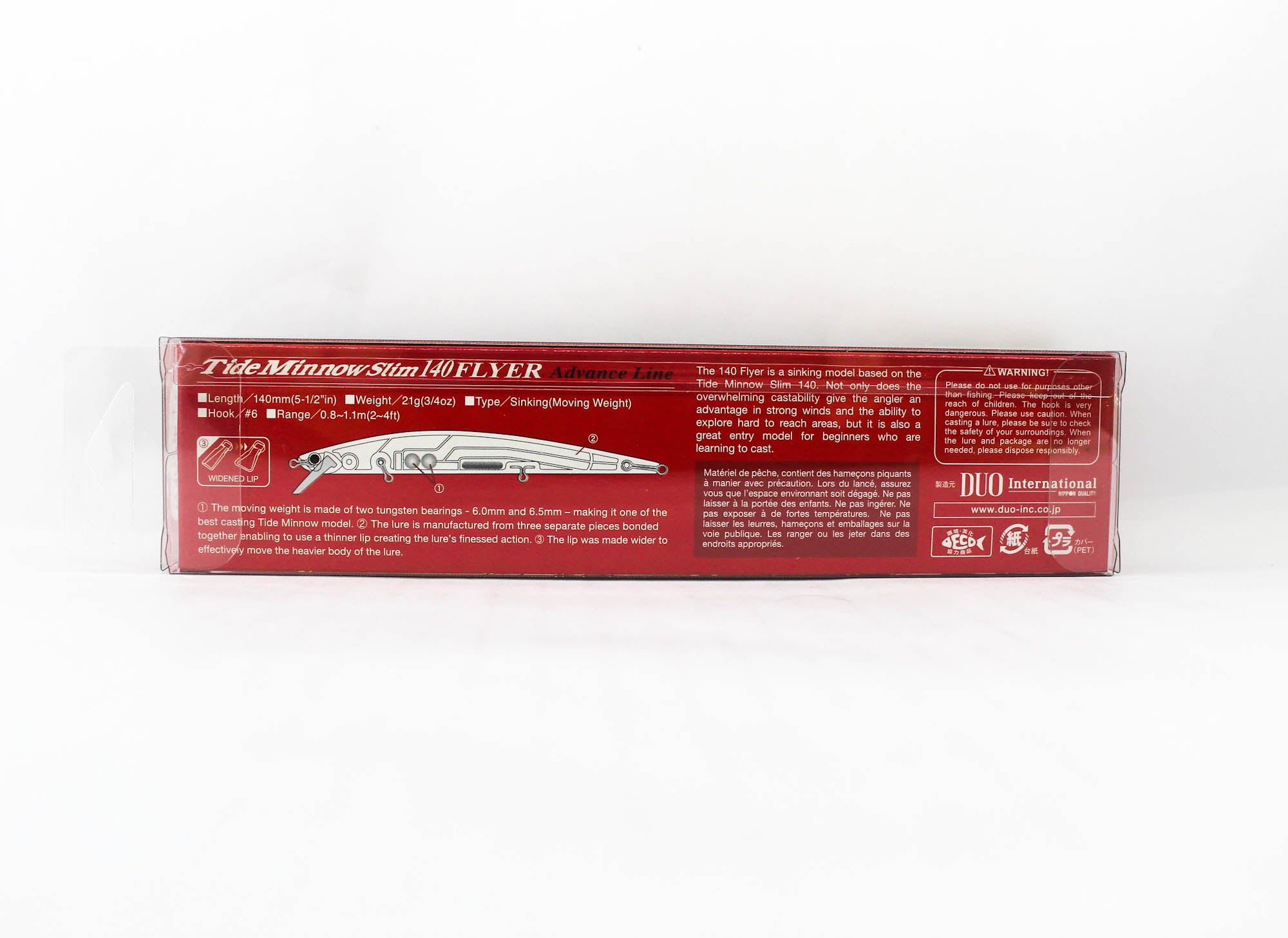 Duo Tide Minnow Flyer Slim 140 Sinking Lure AHA0034 (5893)