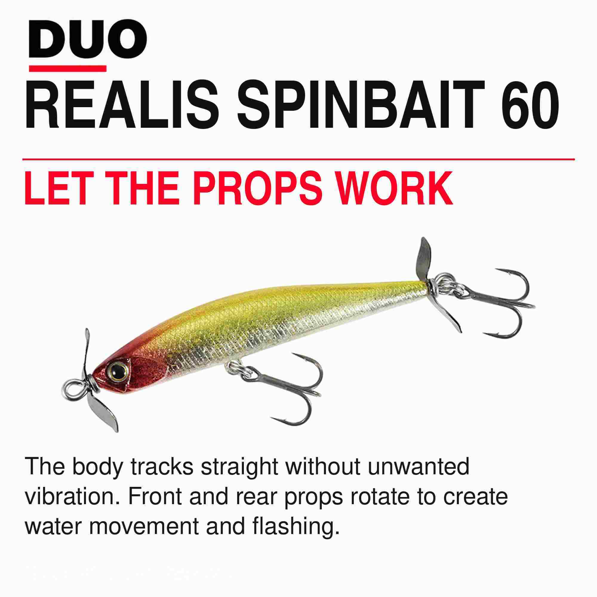 Duo Realis Spin Bait 60 spinbait spybait Sinking Lure DEA3023 (6447)