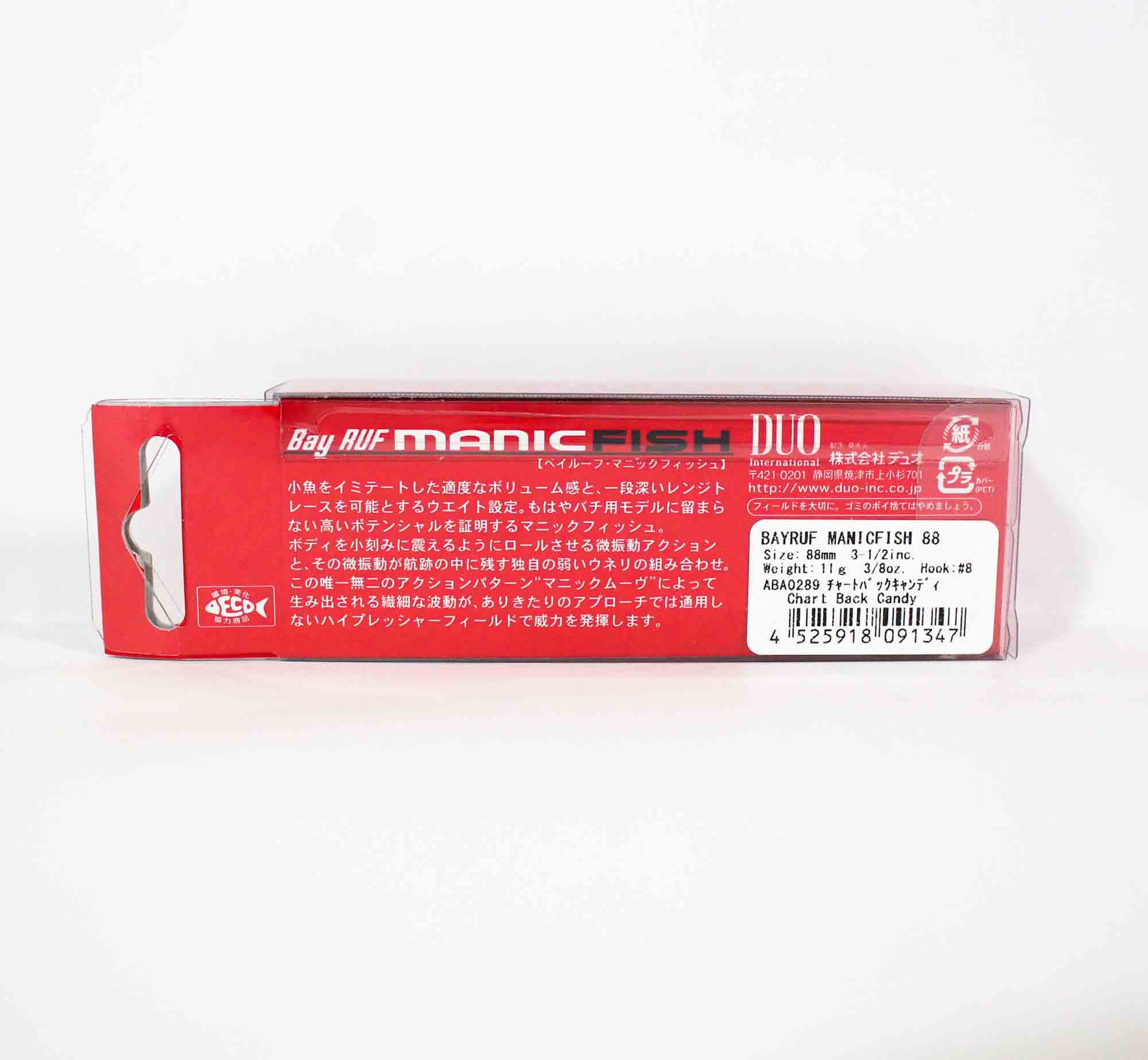 Duo Bay Ruf Manic Fish 88 Pencil Sinking Lure DDN0251 (2080)