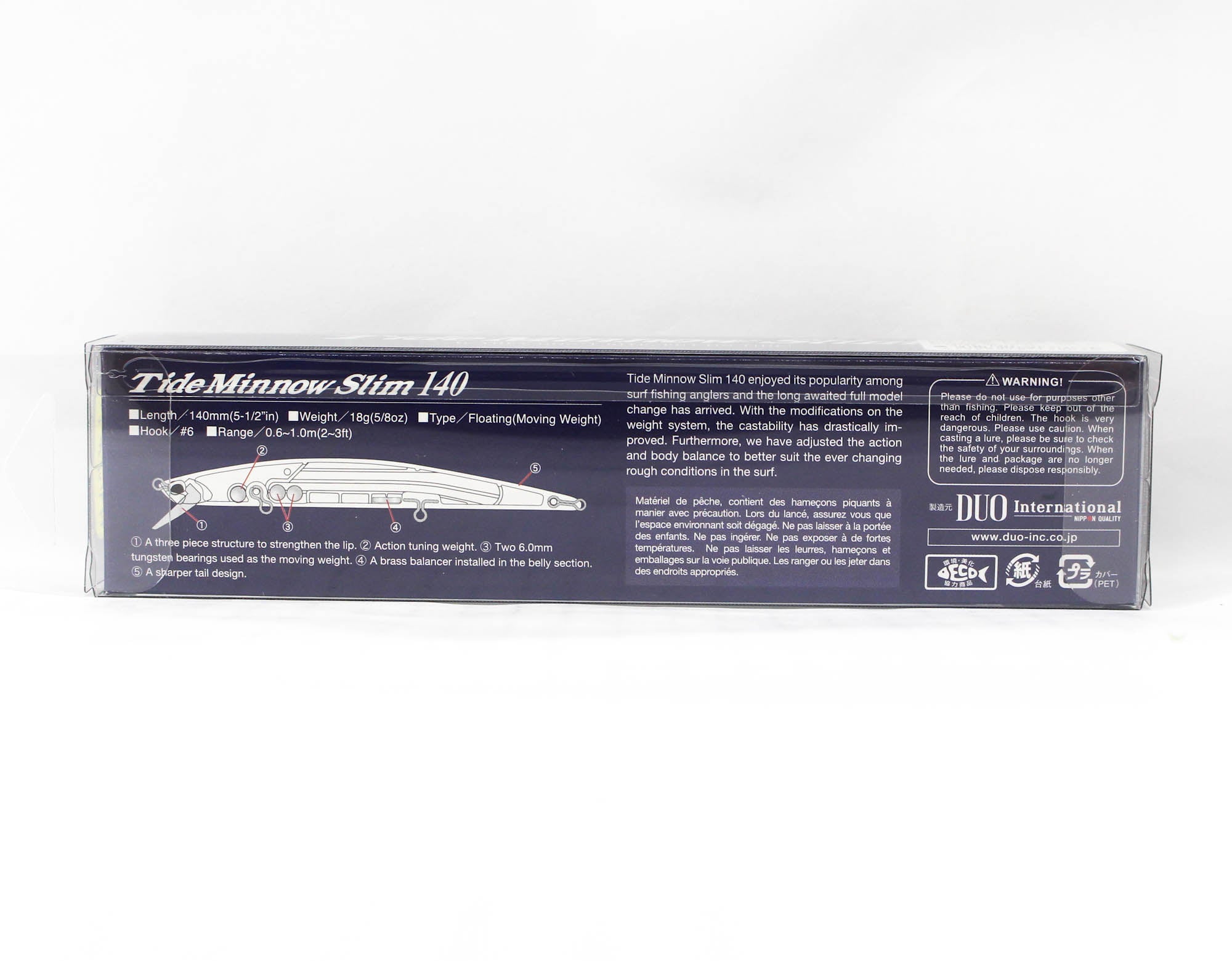Duo Tide Minnow Slim 140 Floating Lure ACC3008 (8440)